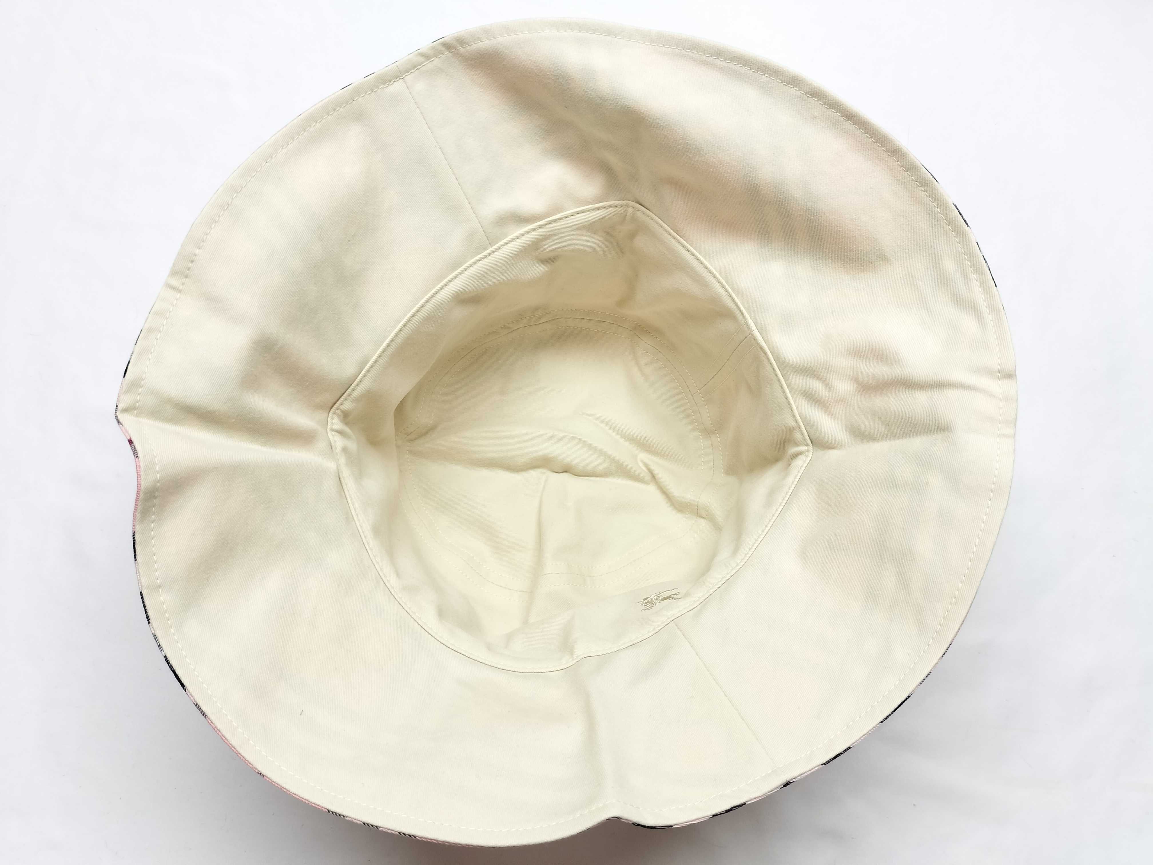 Burberry Blue Label Reversible Cotton-Blend Check Bucket Hat