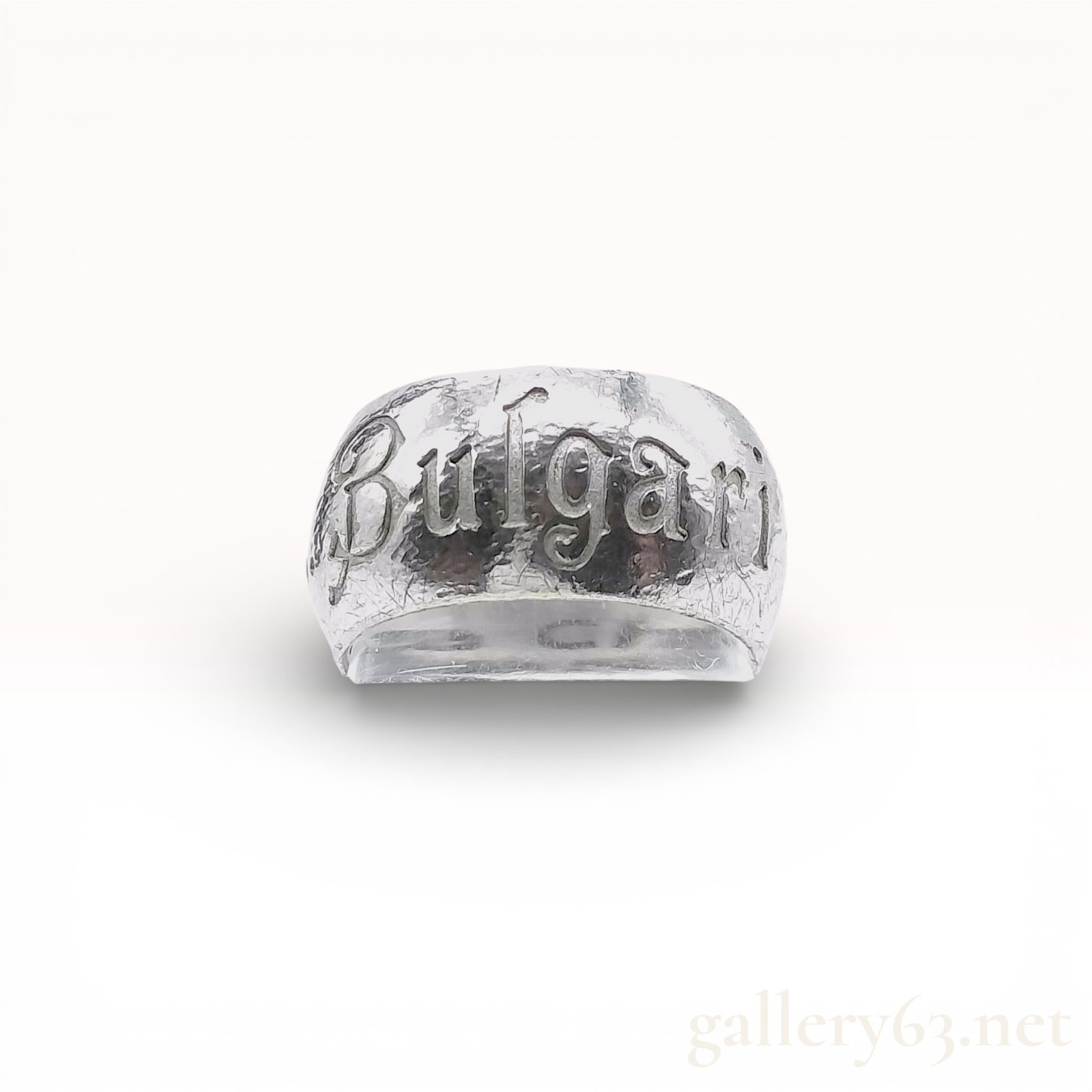 Bvlgari Save the Children Sterling Silver Ring, size 5