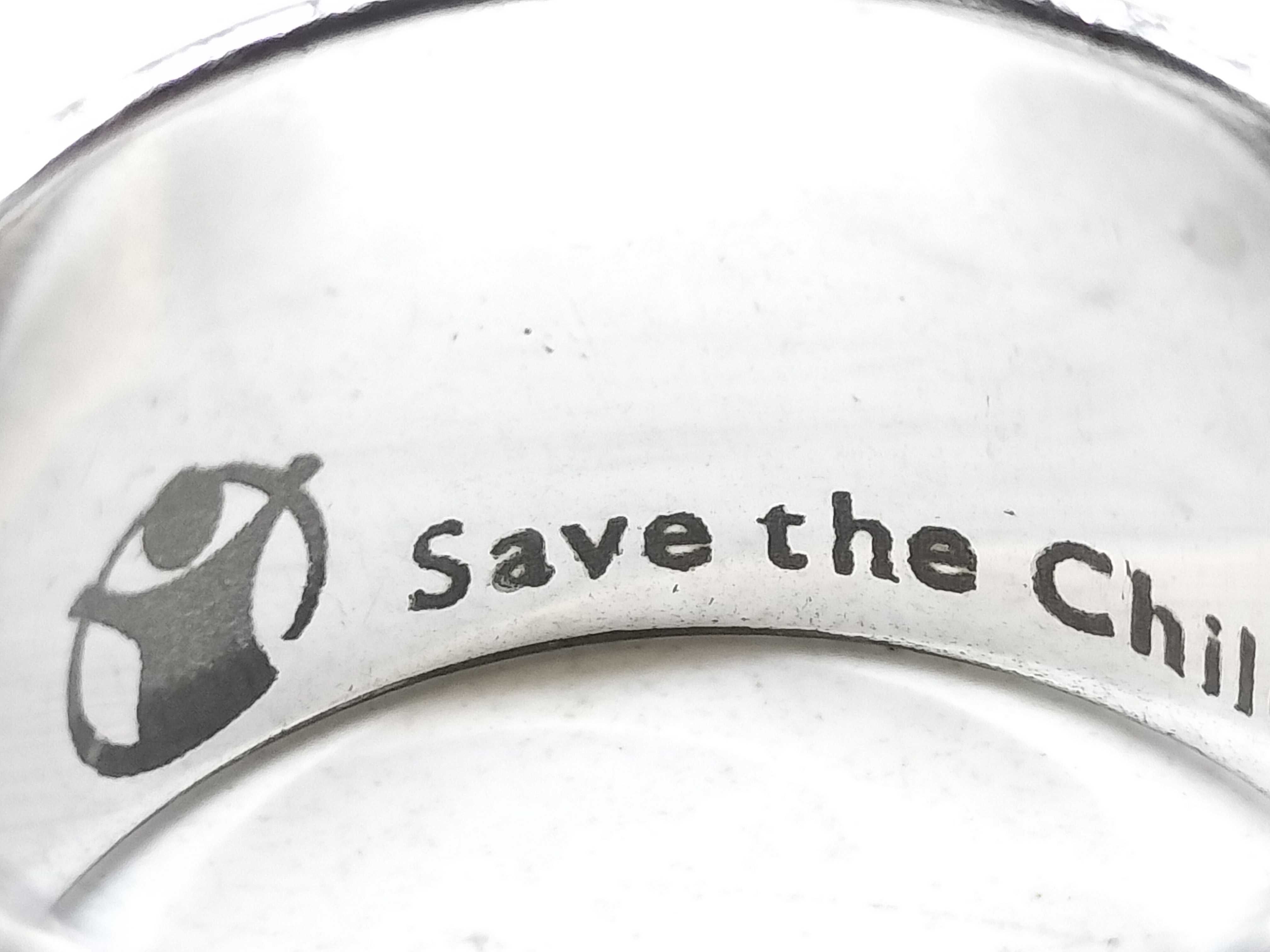 Bvlgari Save the Children Sterling Silver Ring, size 5