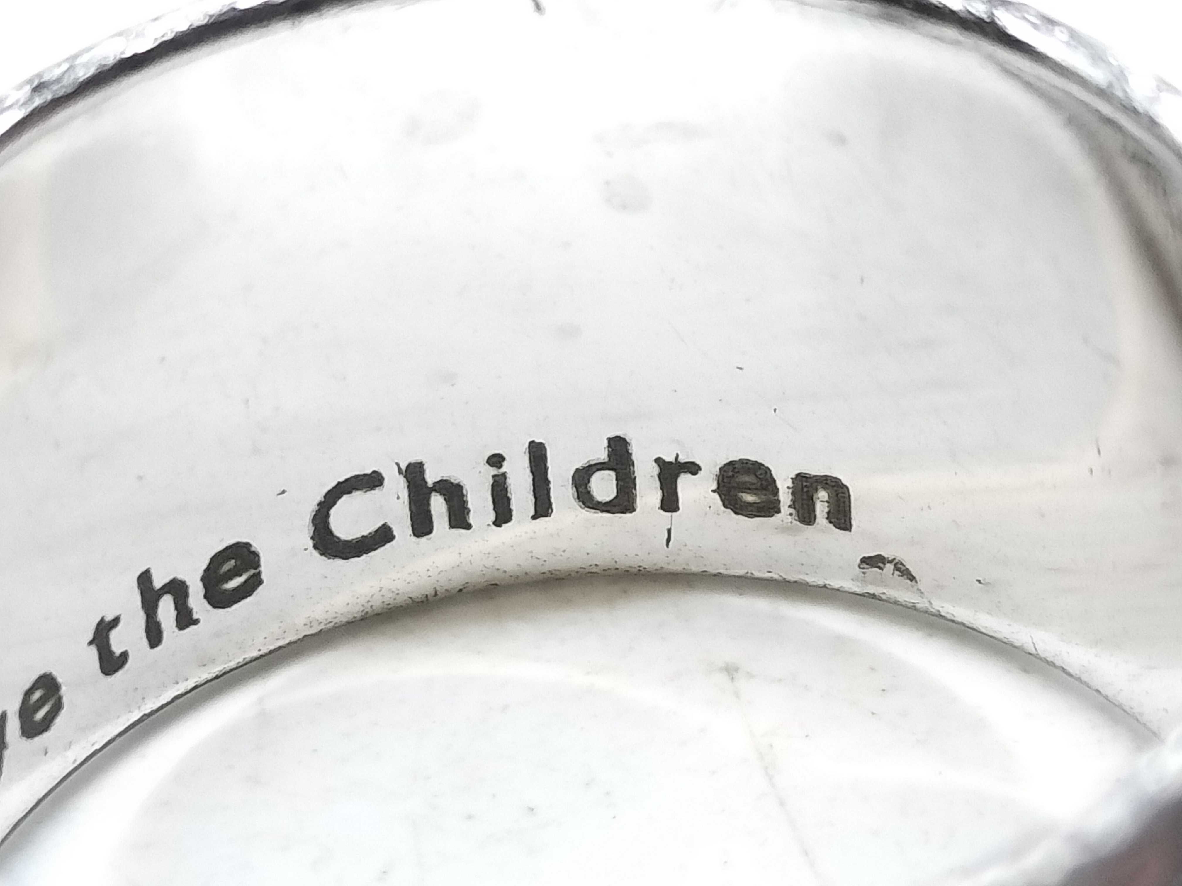 Bvlgari Save the Children Sterling Silver Ring, size 5