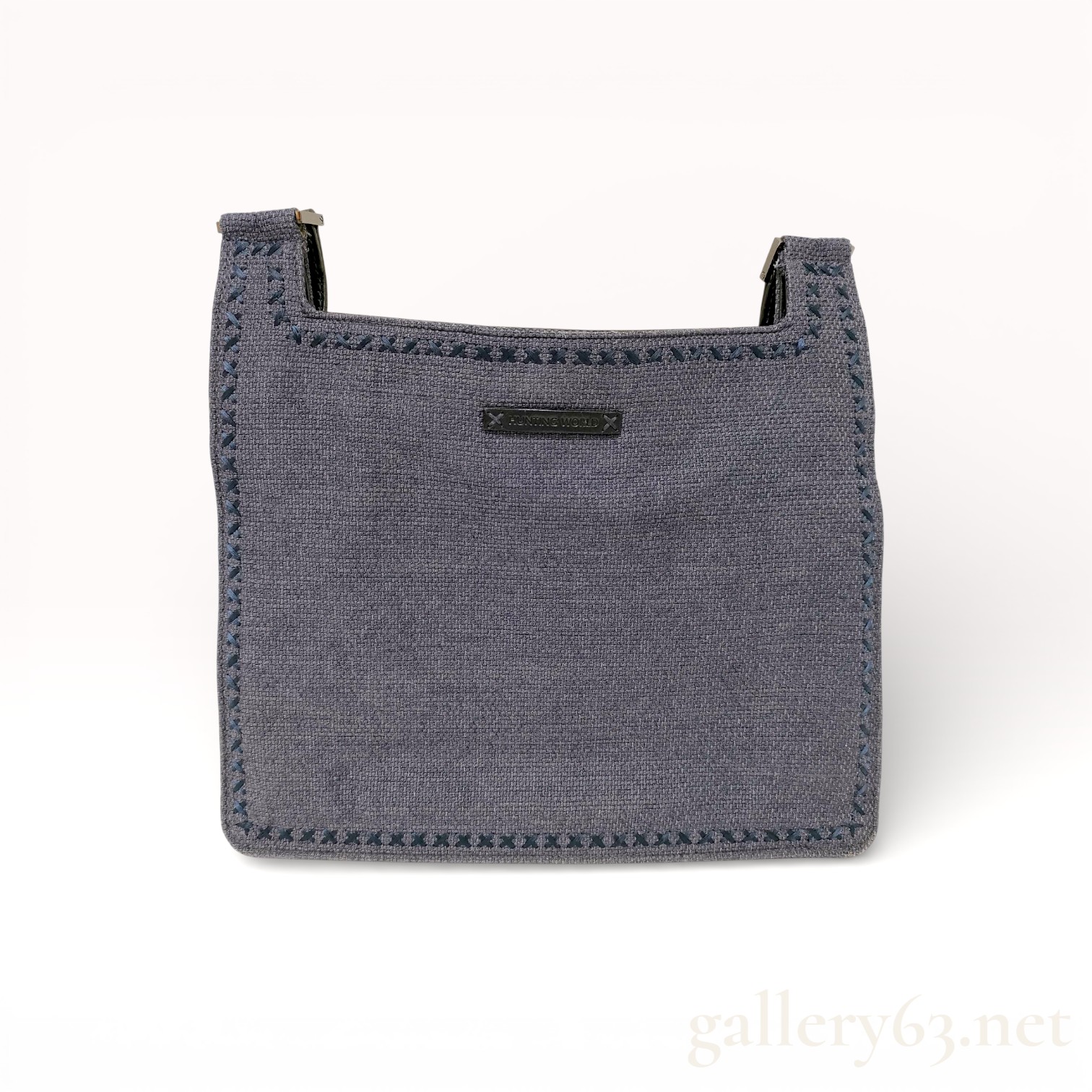 Hunting World Mixed Media Textile and Leather Crossbody Bag