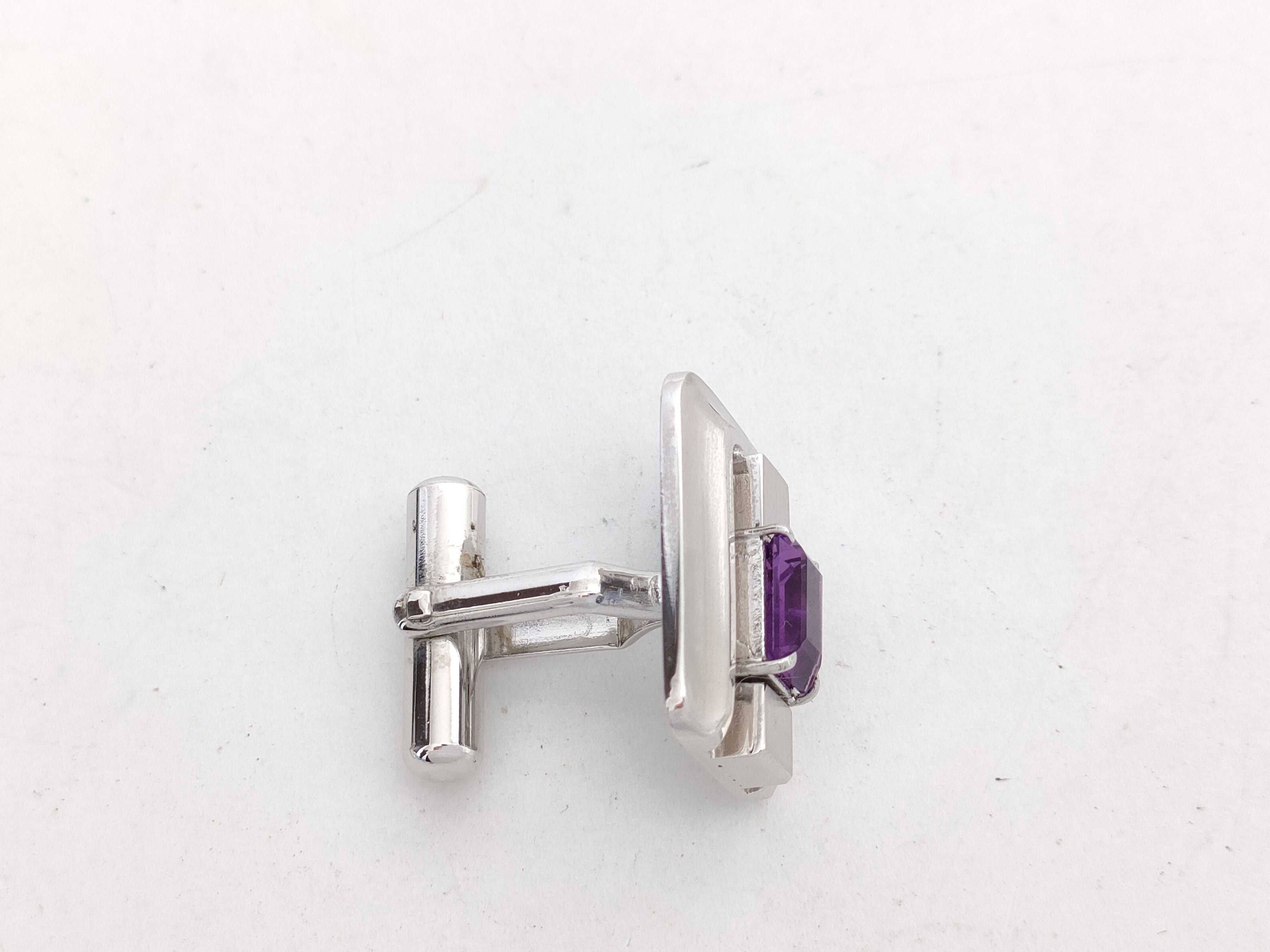 Sterling Silver Engraved Cufflinks and Tie Pins Estate Lot, Approx. 35g