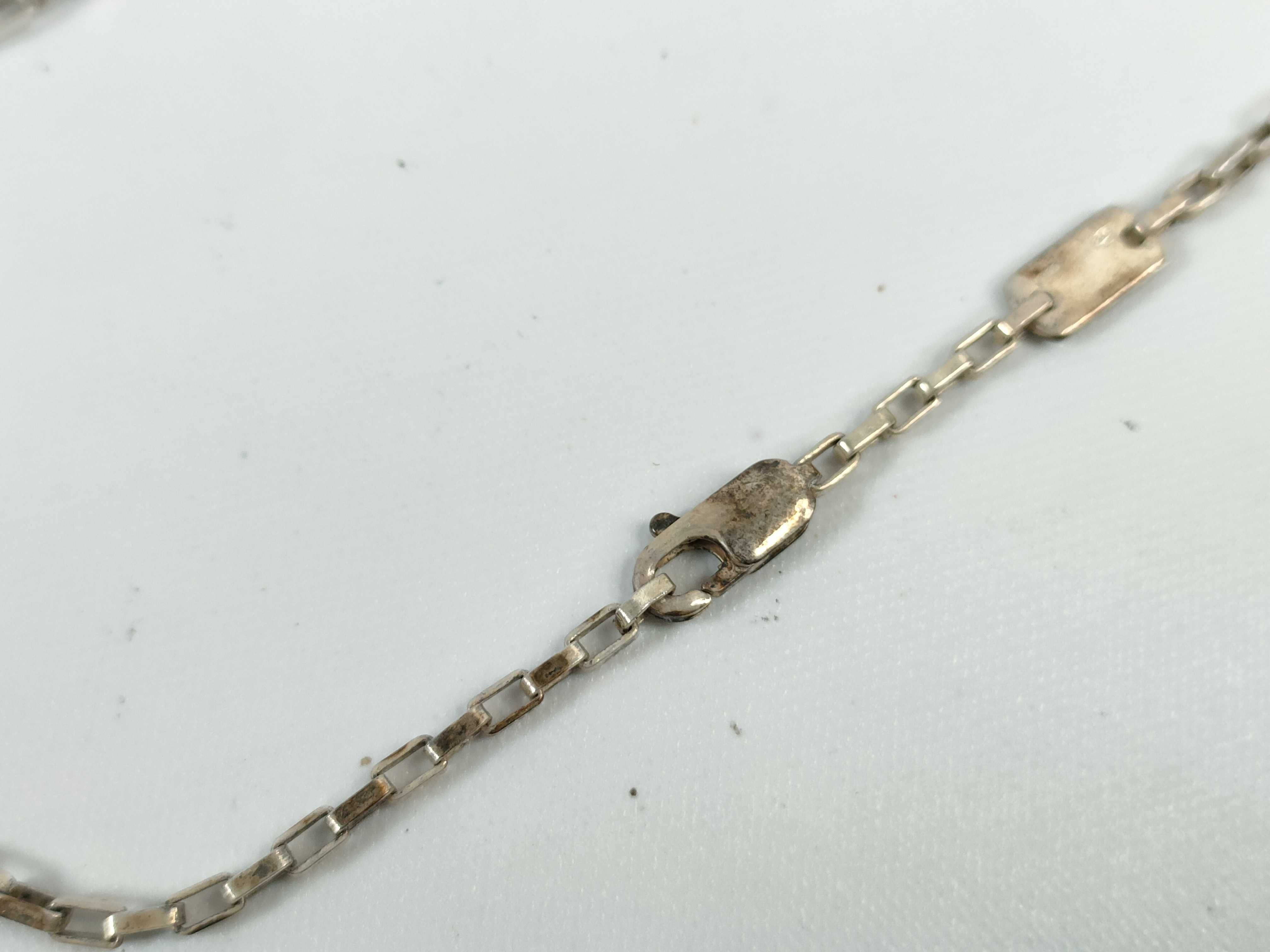 Gucci Sterling Silver Modernist G Pendant Necklace