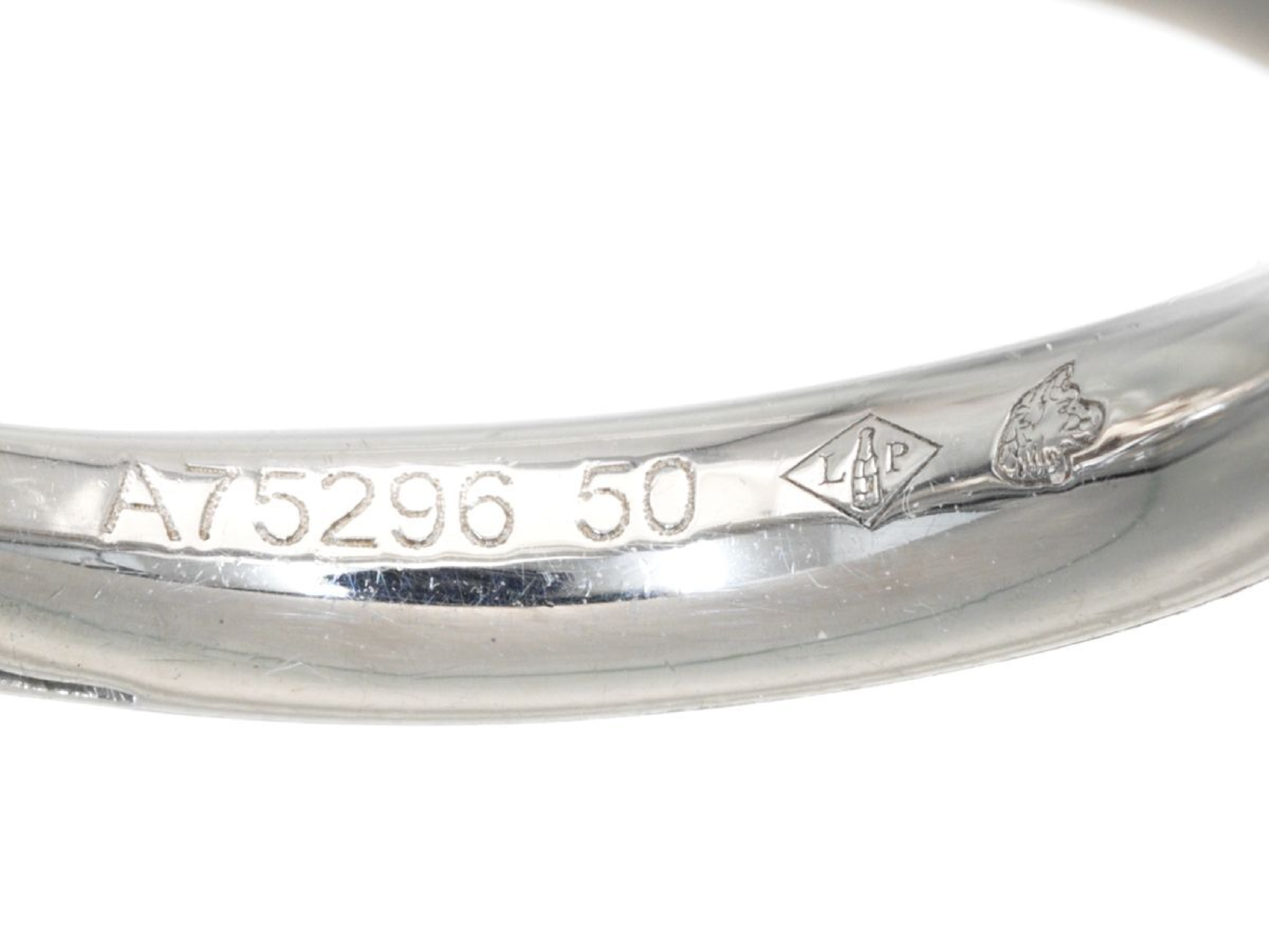 Chanel Camelia Platinum and D-VVS1-EX Diamond Solitaire Ring W/GIA Report
