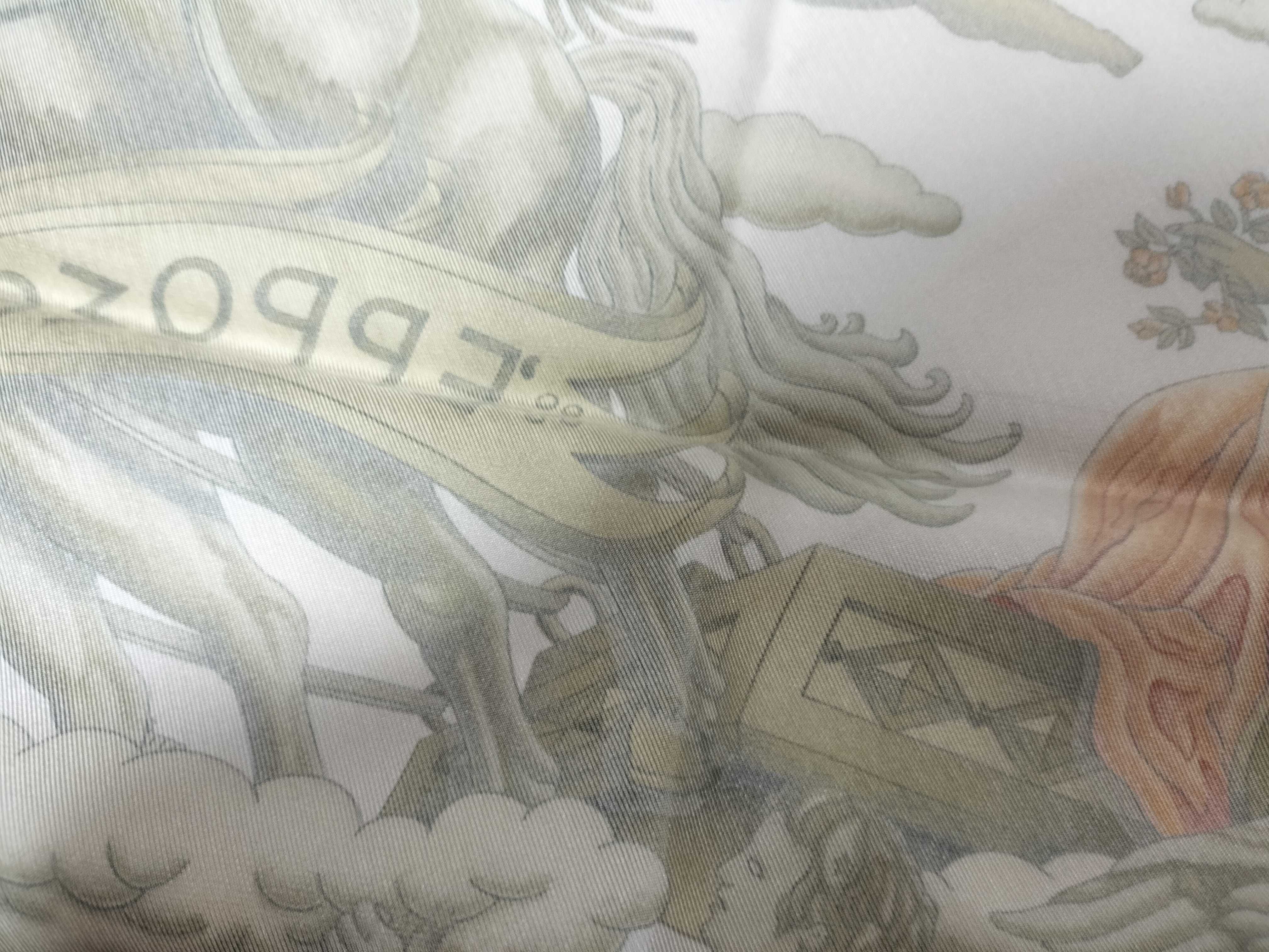 Hermes Le Matin Neuf Silk Twill Scarf