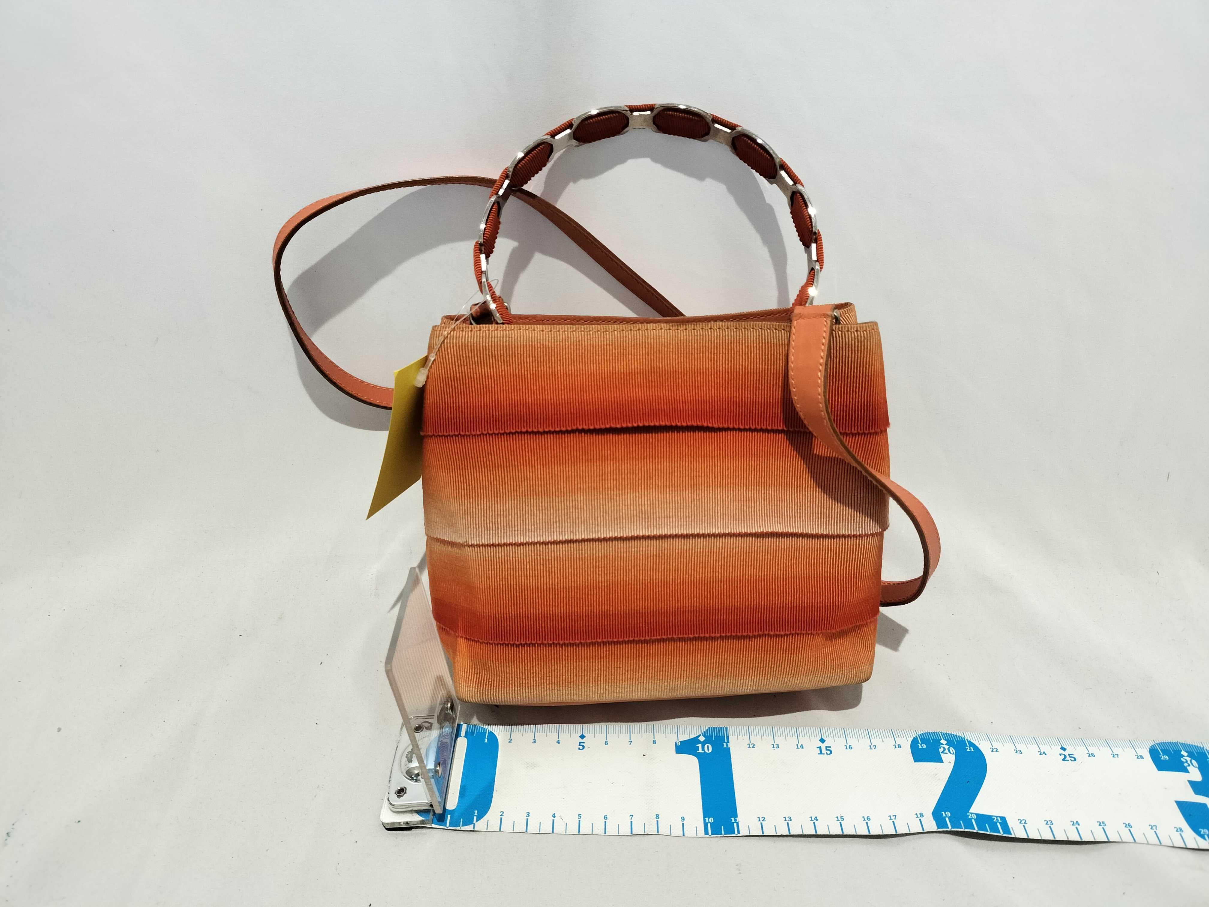 Salvatore Ferragamo Tiered Ombre Grosgrain Bucket Bag