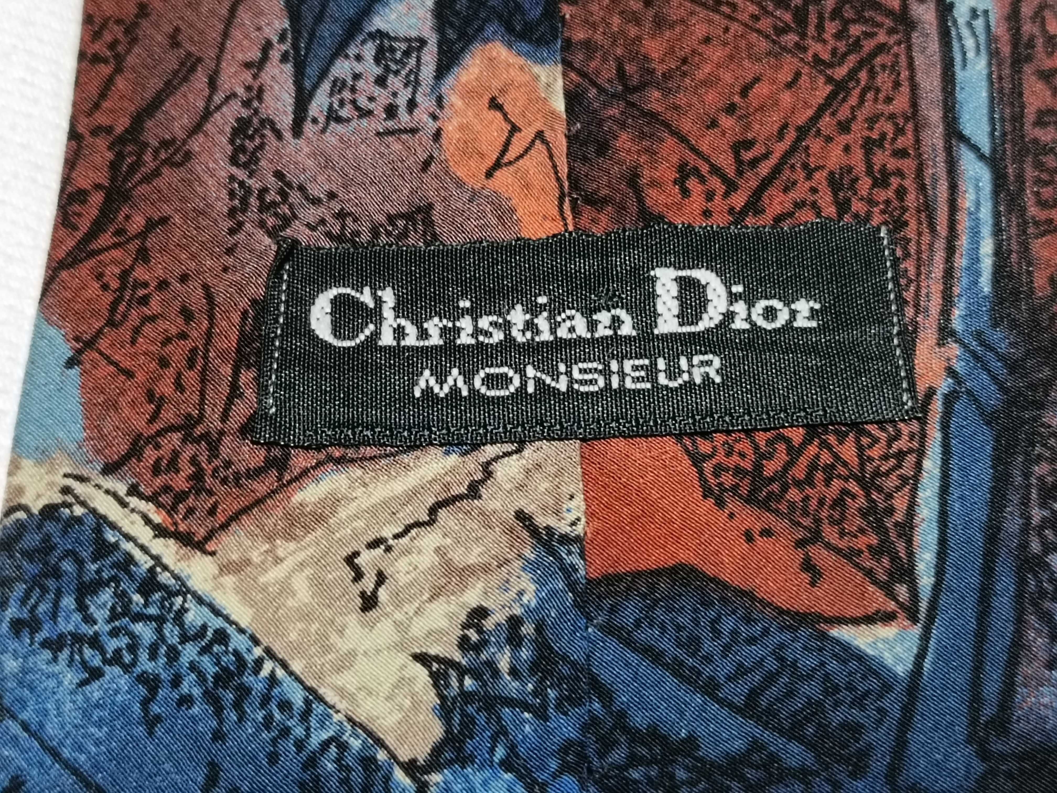 Two Christian Dior Silk Neckties