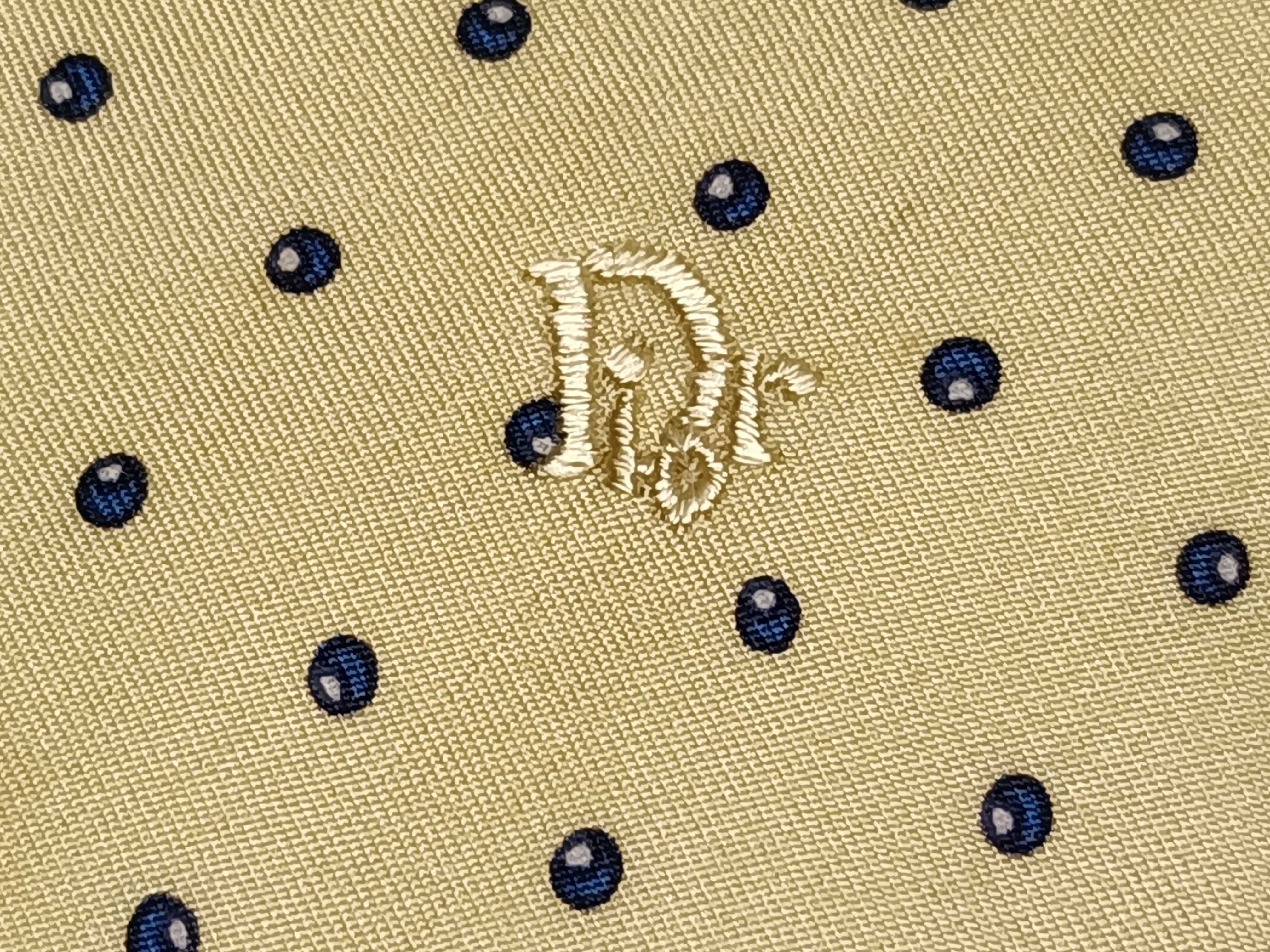 Two Christian Dior Silk Neckties