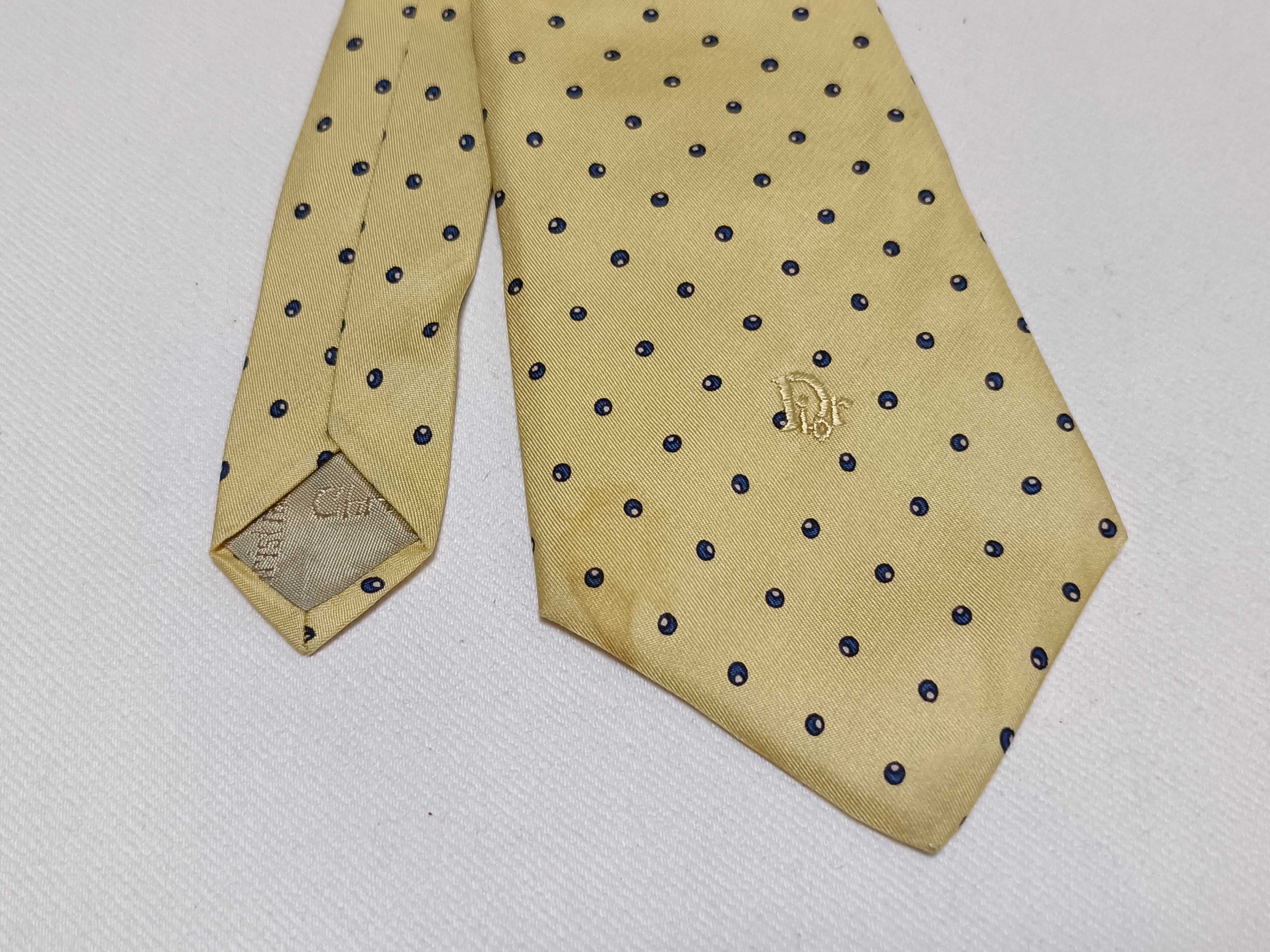 Two Christian Dior Silk Neckties