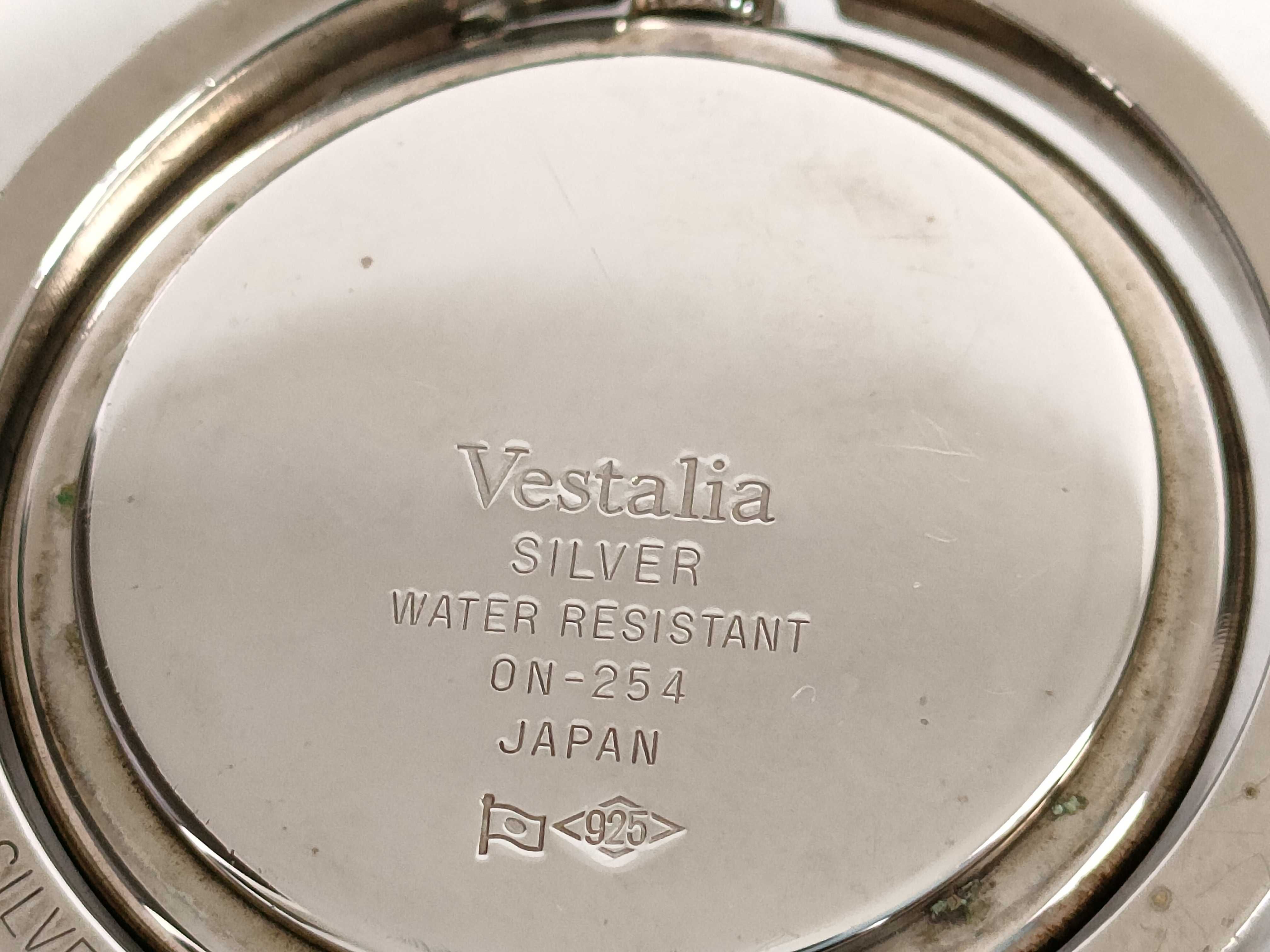Two Japanese Timepieces Including a Seiko Pendant Watch and a Vestalia Sterling Silver Pocket Watch