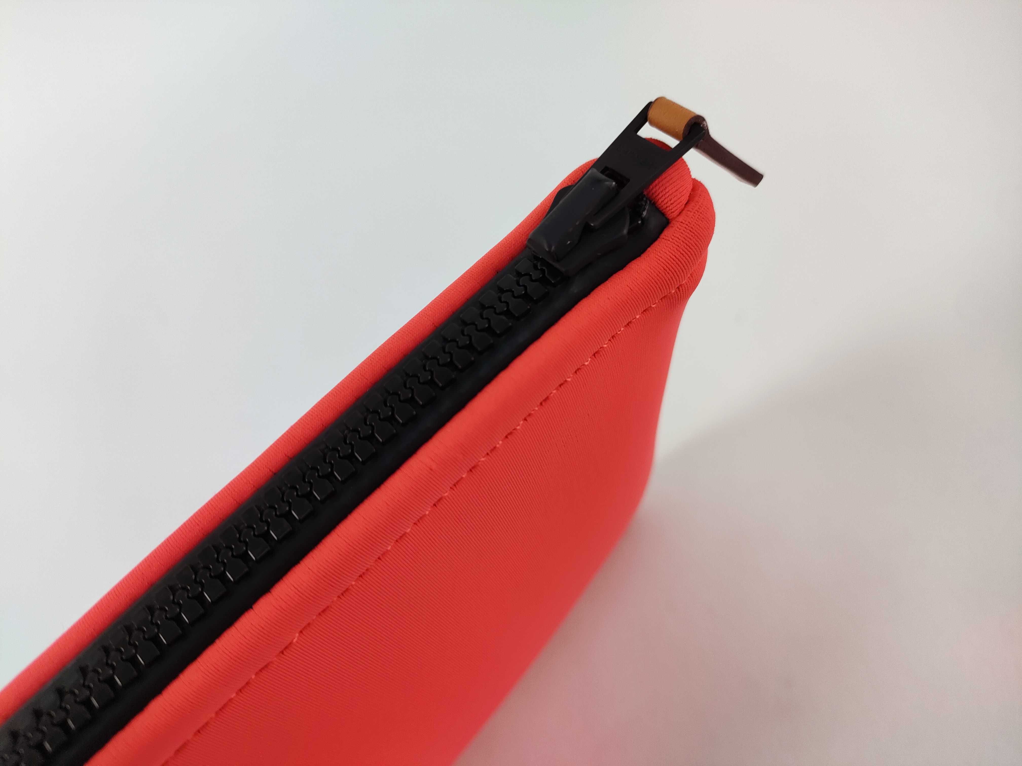 Hermes Orange Neoprene Neobain Waves Pouch PM