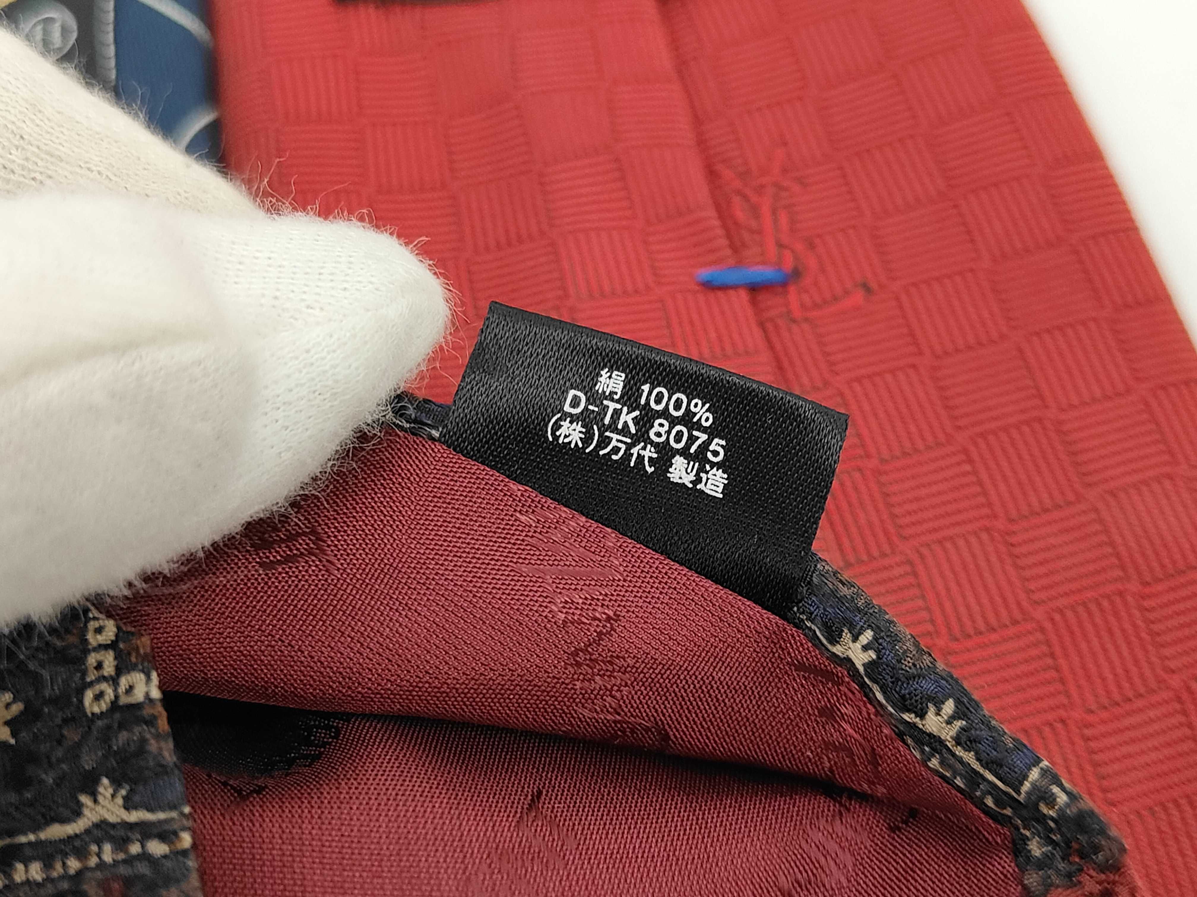 Lot of Five Yves Saint Laurent Silk Neckties