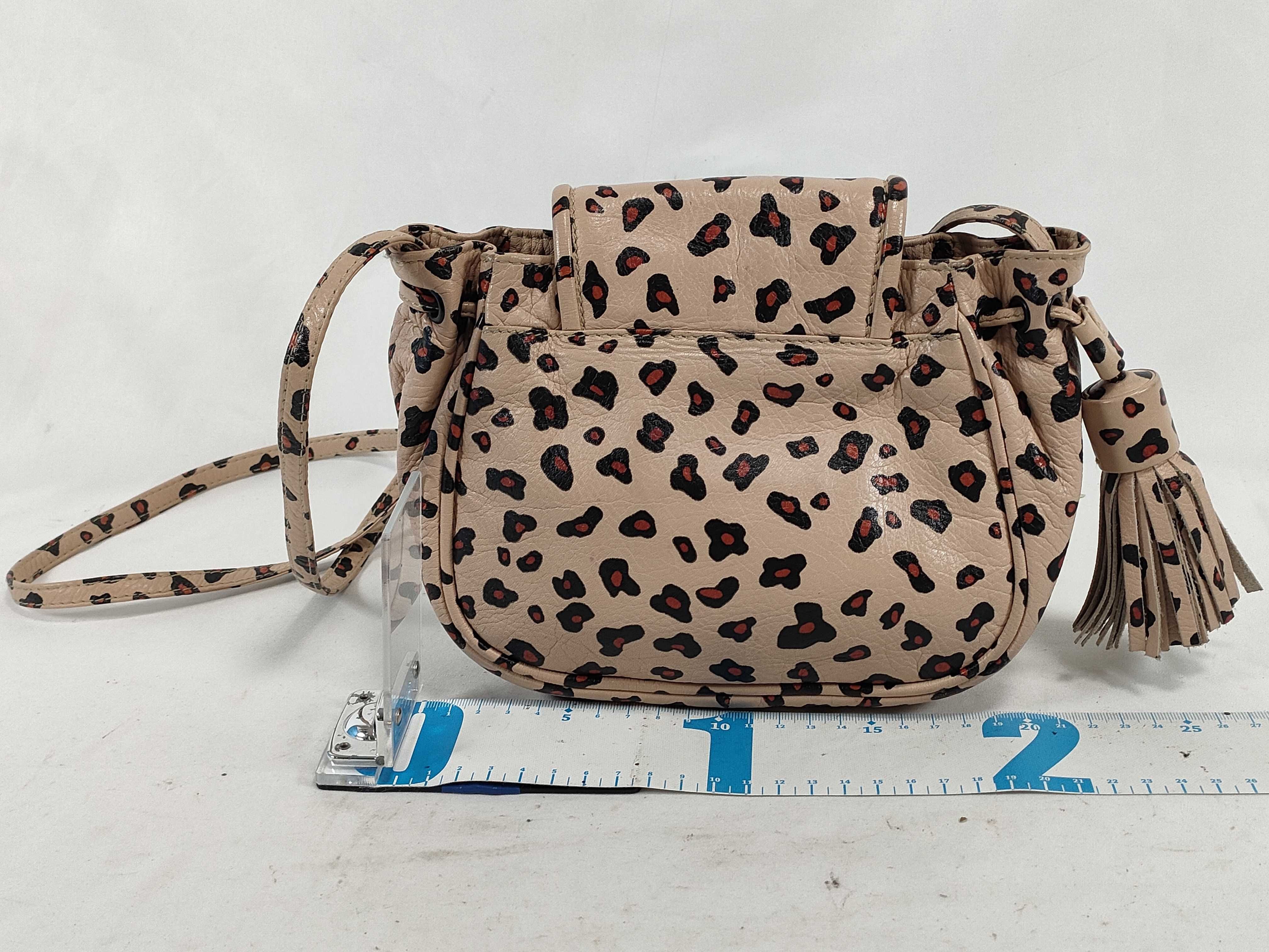 See by Chloe Mini Cherry Leopard Print Leather Crossbody Bag