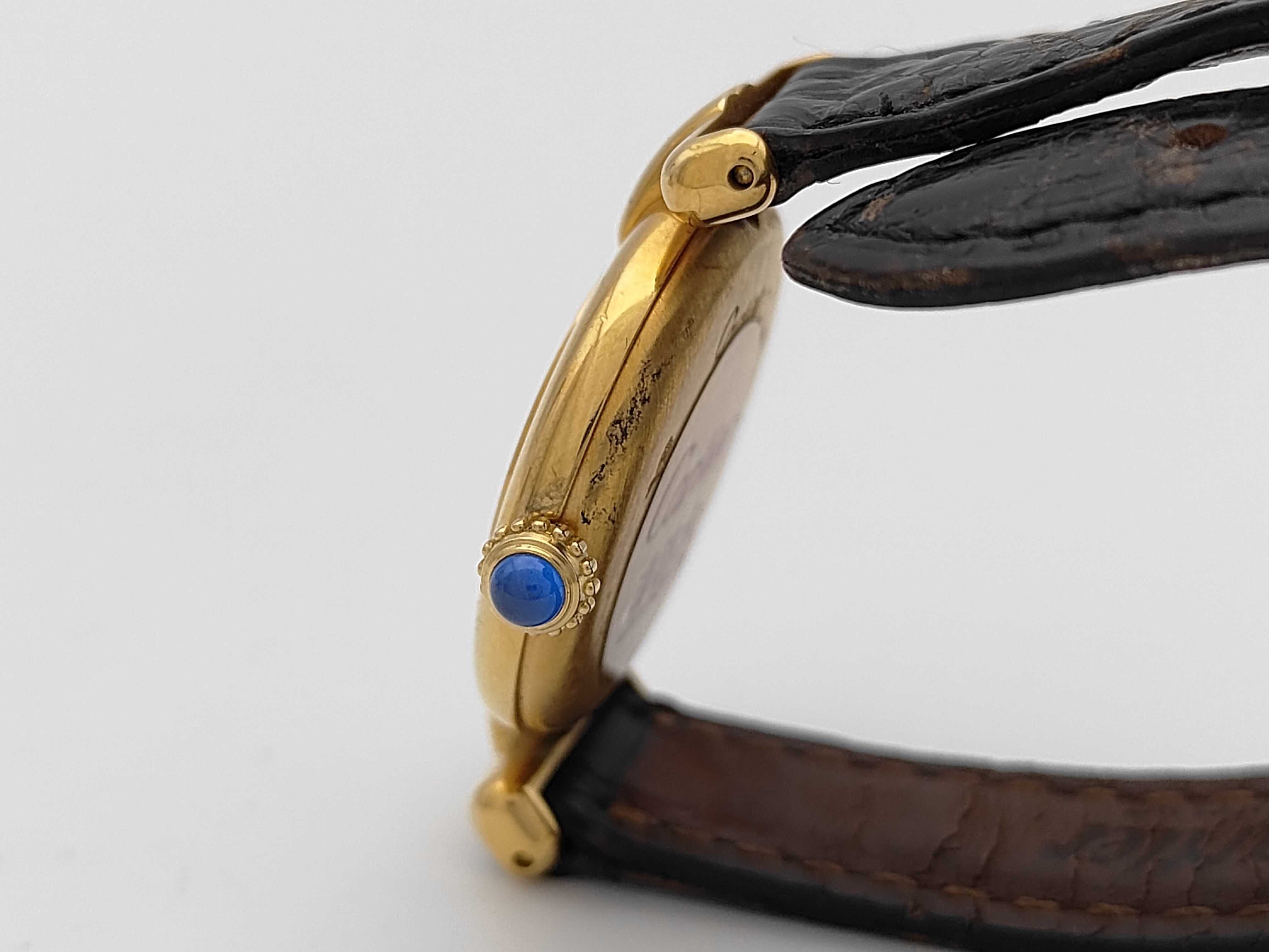 Must de Cartier Colisee Vermeil Quartz Ladies Wristwatch Reference 590002