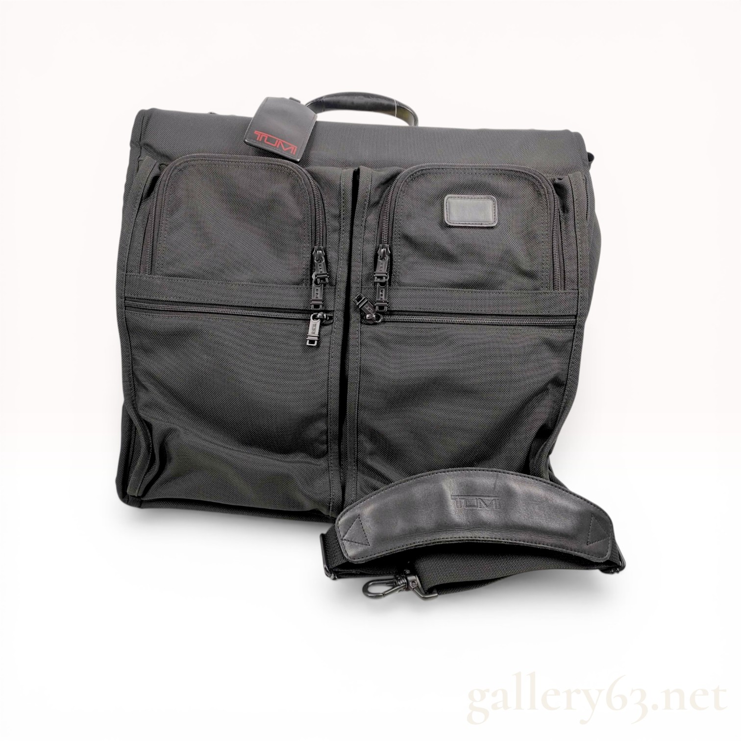 Tumi Alpha Black Ballistic Nylon Tri-Fold Garment Bag