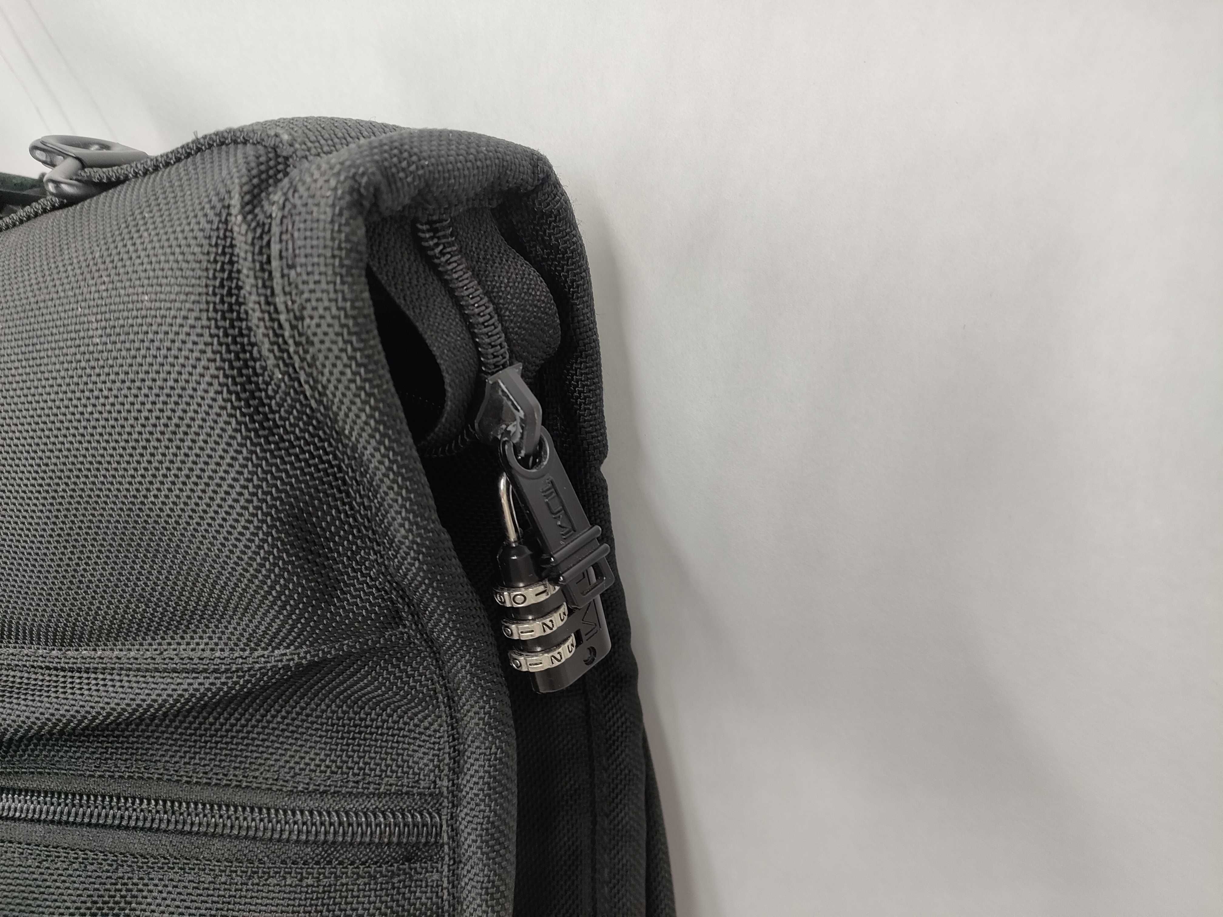 Tumi Alpha Black Ballistic Nylon Tri-Fold Garment Bag