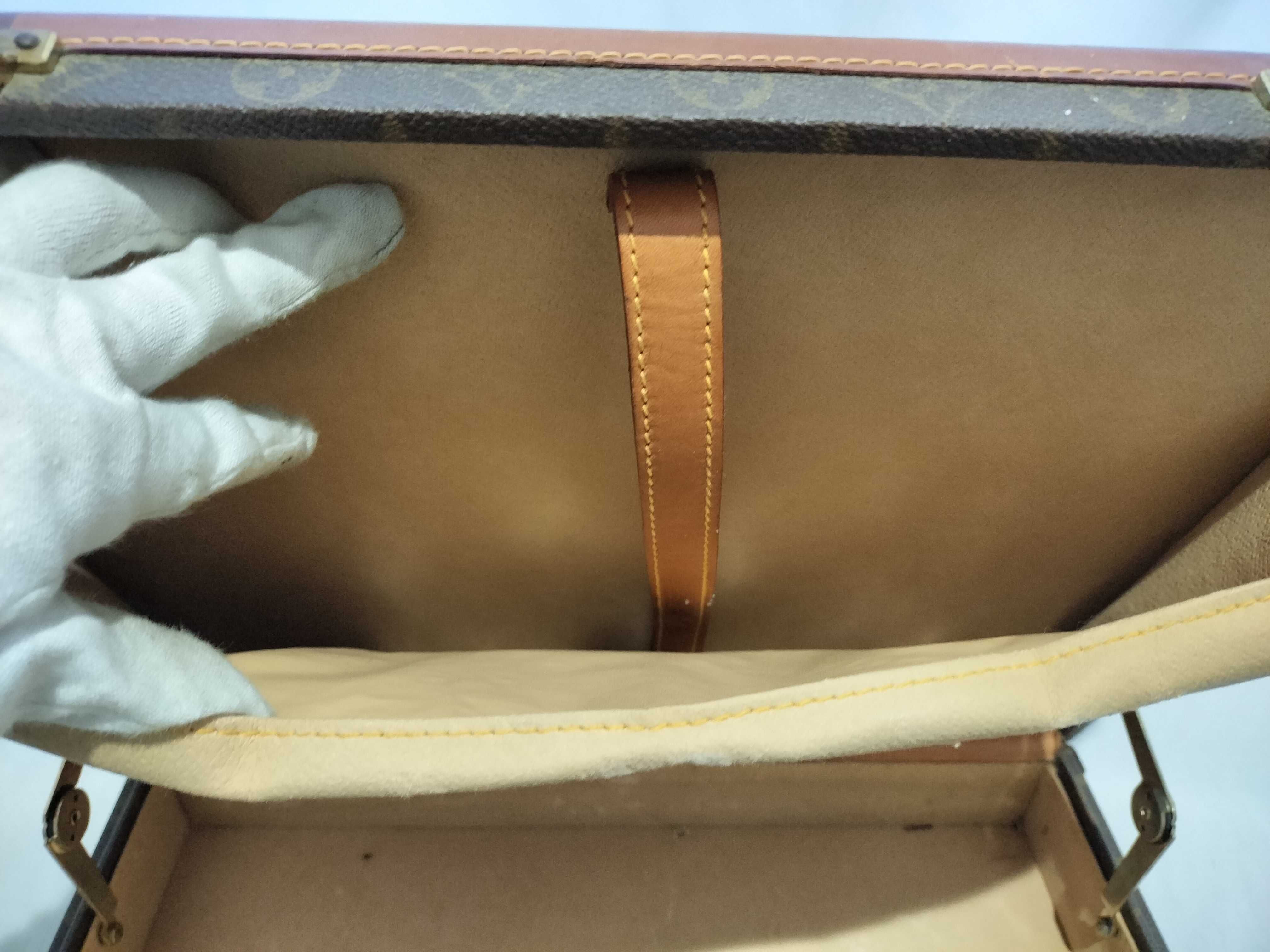 Louis Vuitton Vintage Monogram Diplomate Hardside Briefcase Monogram Canvas Brown