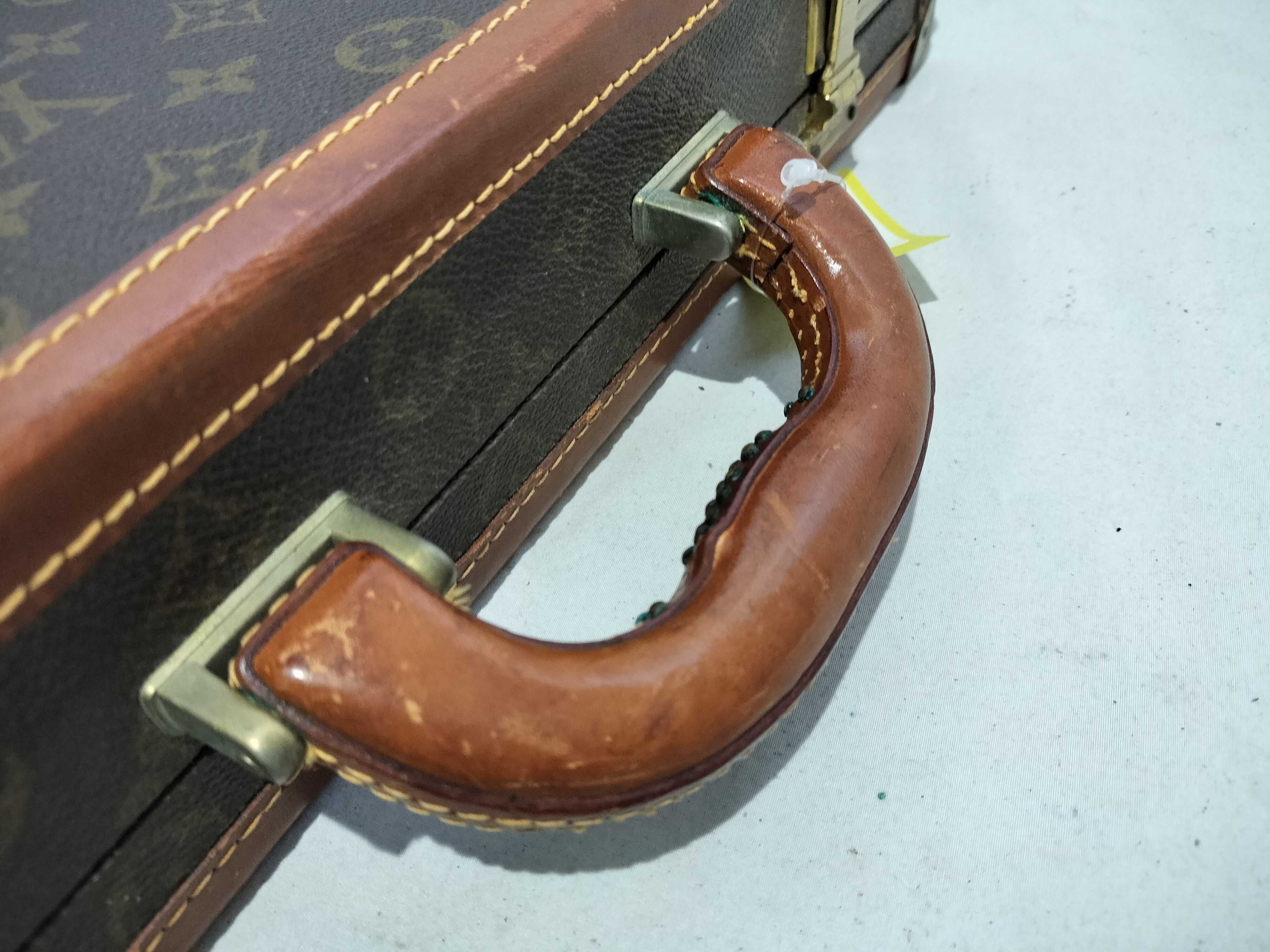 Louis Vuitton Vintage Monogram Diplomate Hardside Briefcase Monogram Canvas Brown