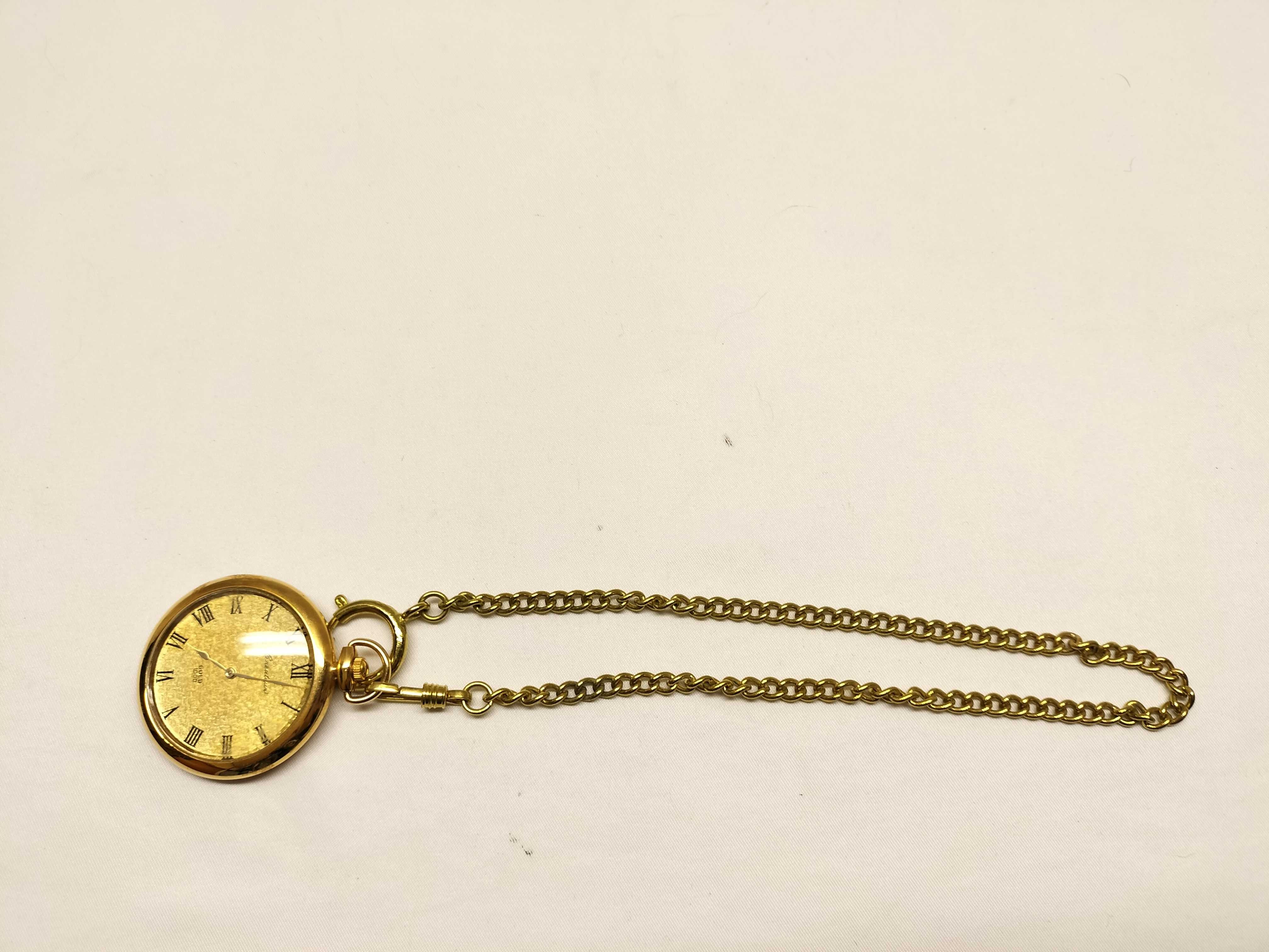 Createur Gold-Plated Fine Silver Commemorative Pocket Watch