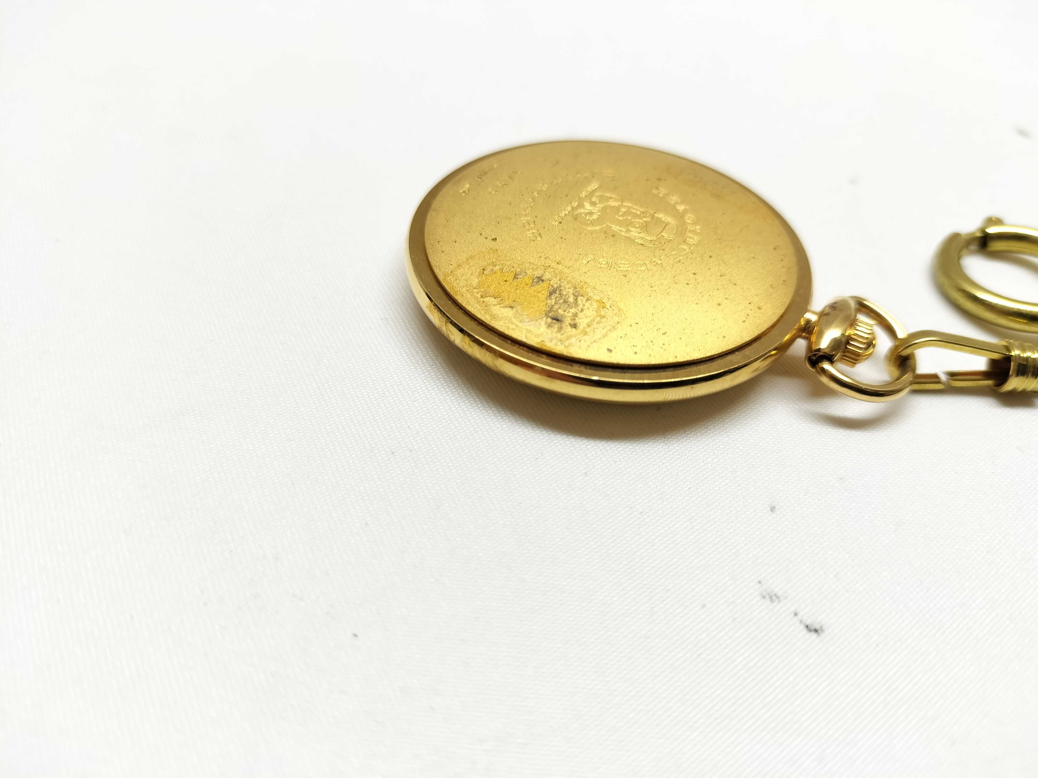 Createur Gold-Plated Fine Silver Commemorative Pocket Watch