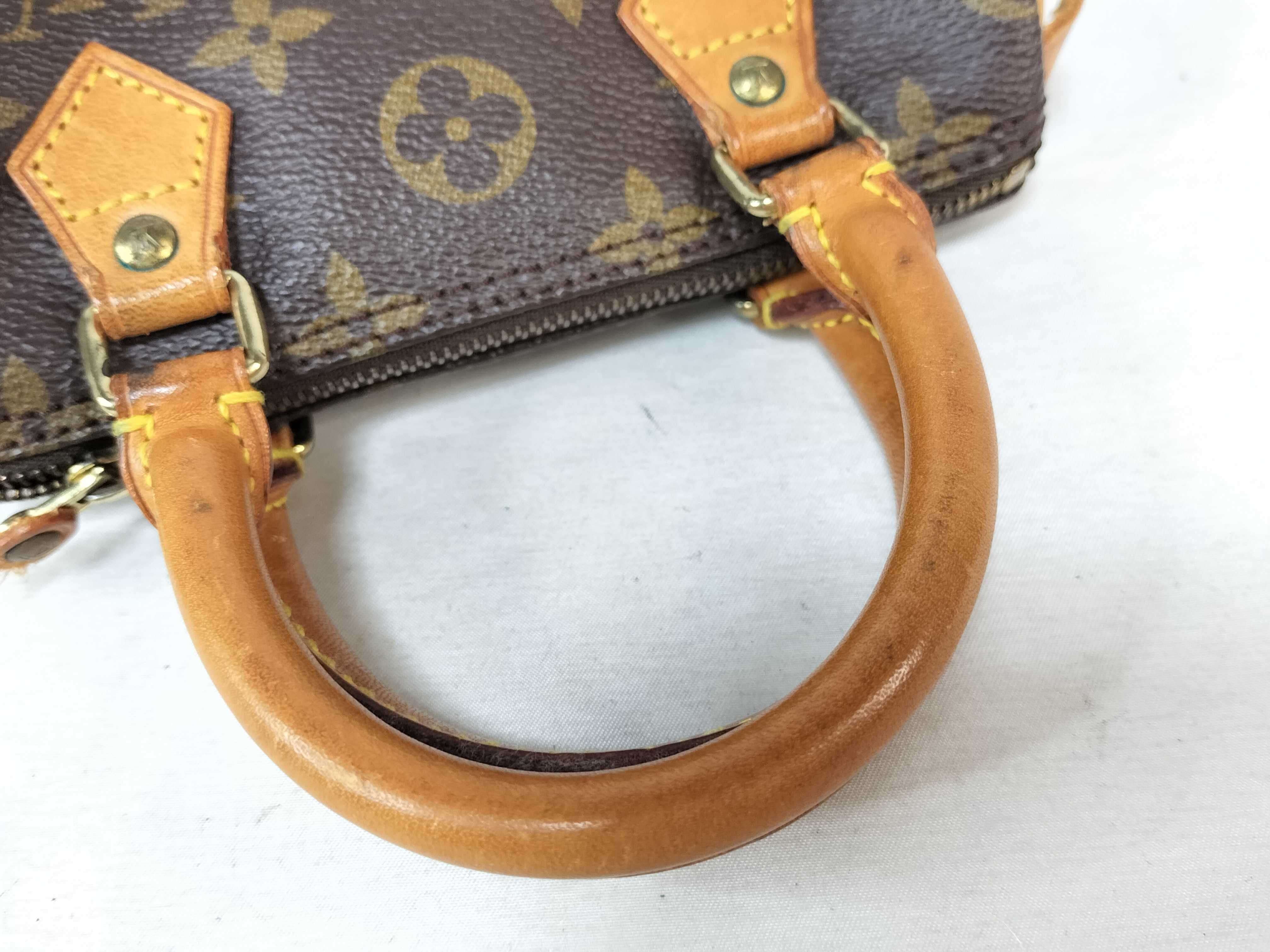 Louis Vuitton Monogram Nano Speedy Mini HL Handbag with Shoulder Strap