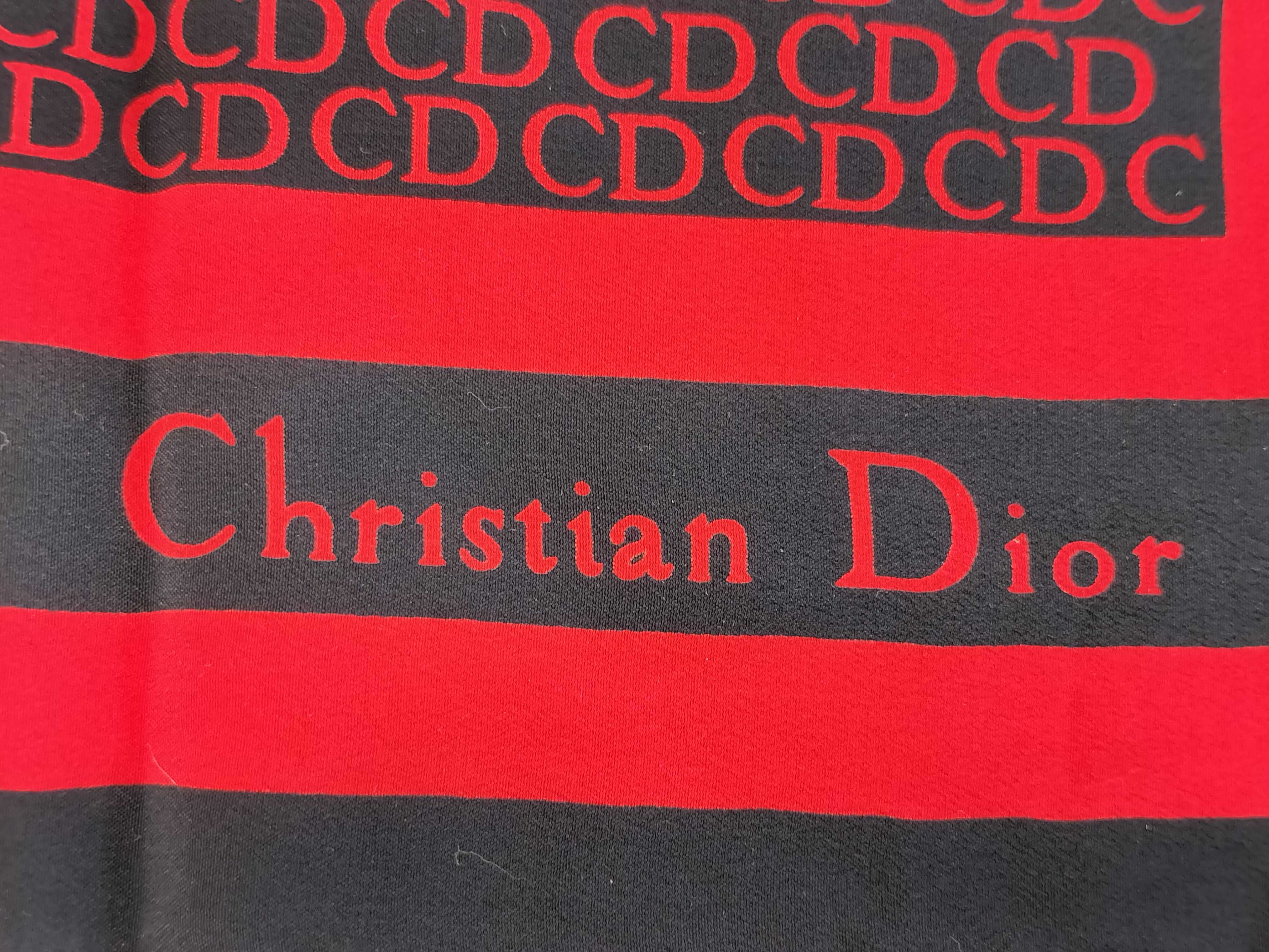 Christian Dior Vintage Monogram Silk Scarf