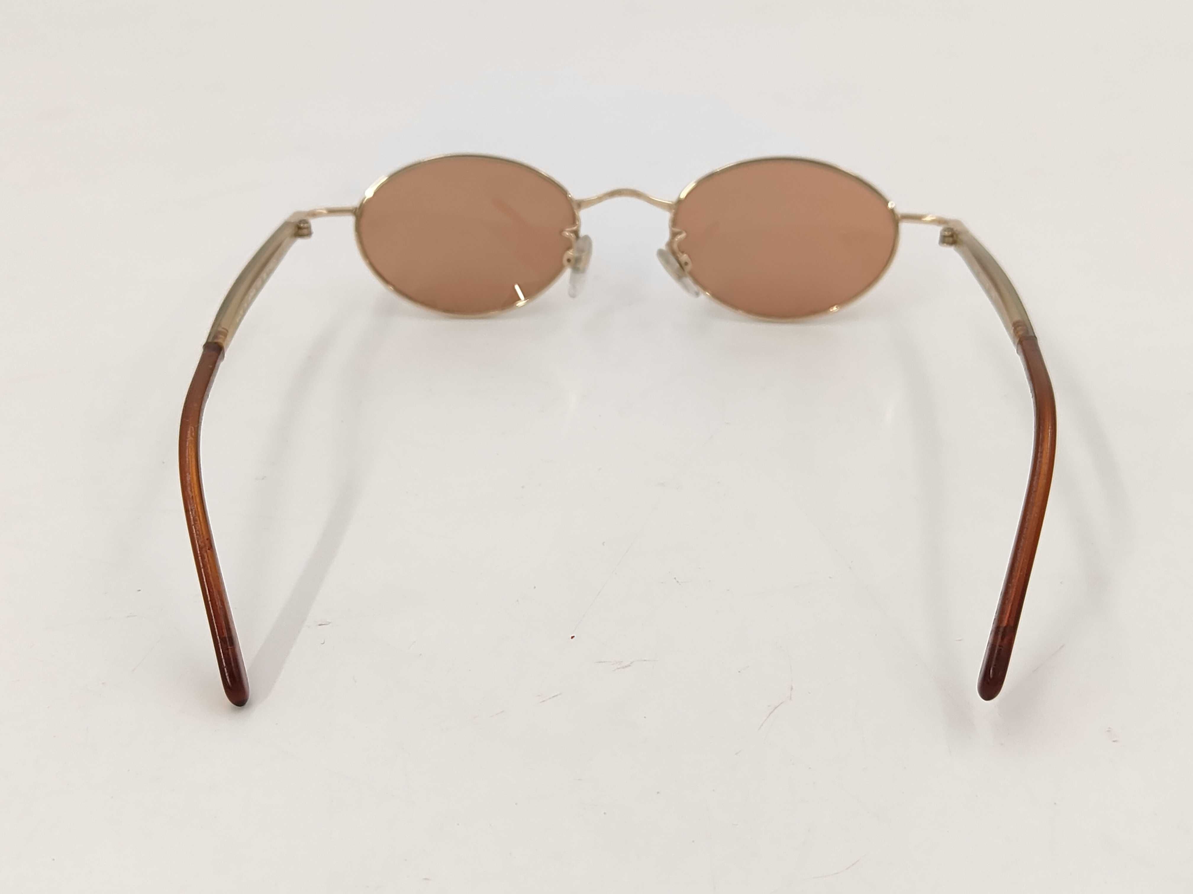 Etro ESG006 GPB Gold-Tone Metal Oval Sunglasses