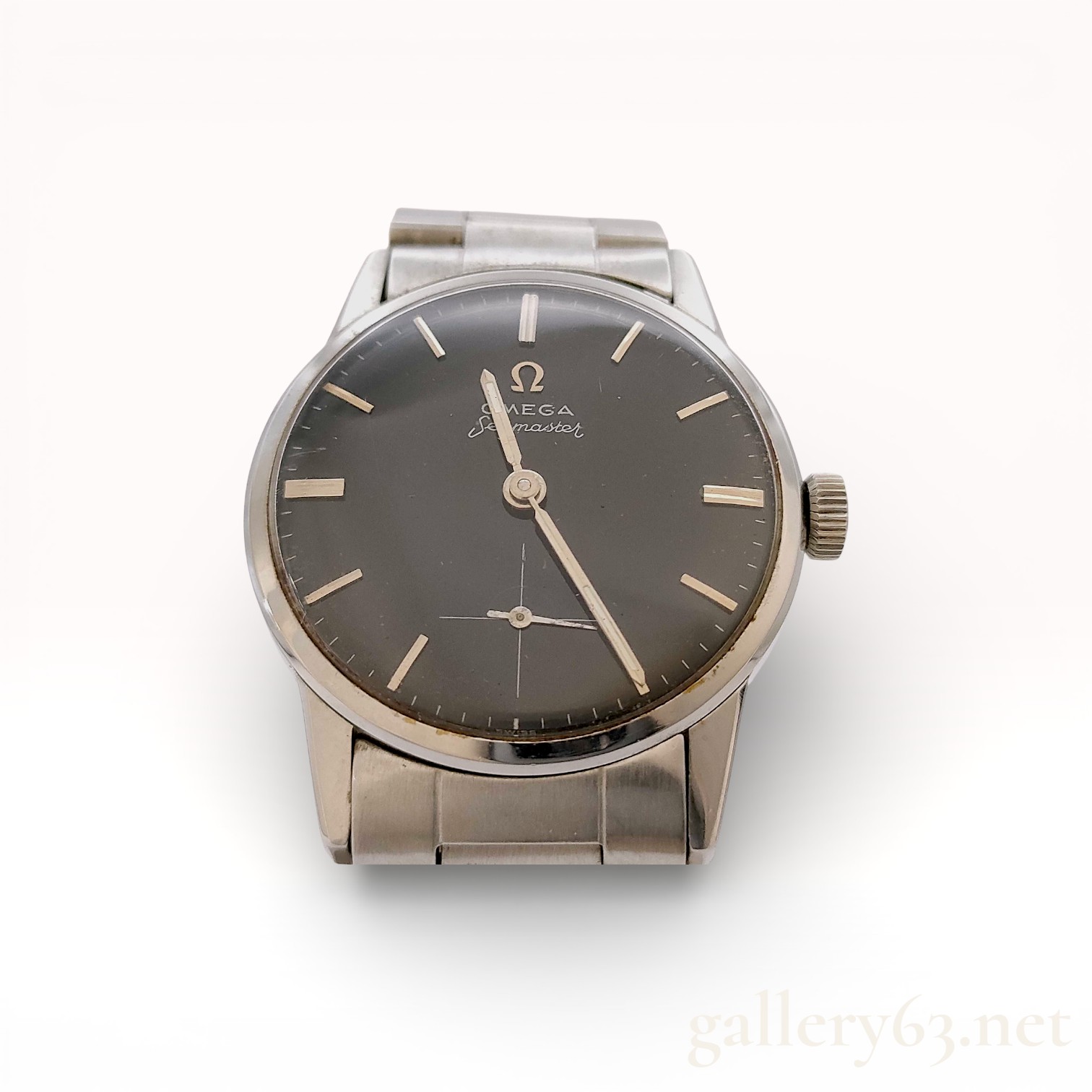 Omega Seamaster Stainless Steel Manual Wind Wristwatch