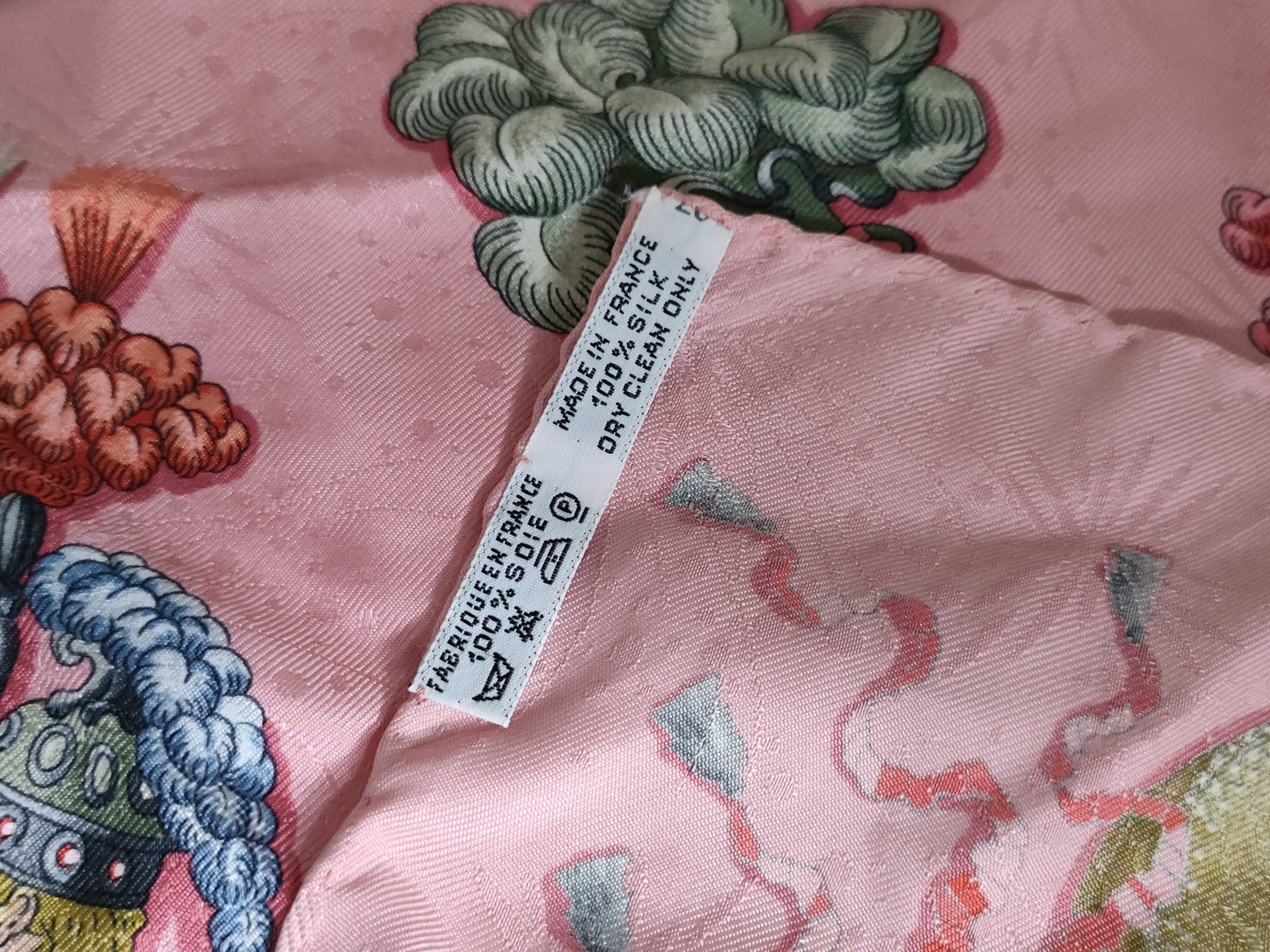 Hermes Les Fetes du Roi Soleil Silk Jacquard Carre 90 Scarf