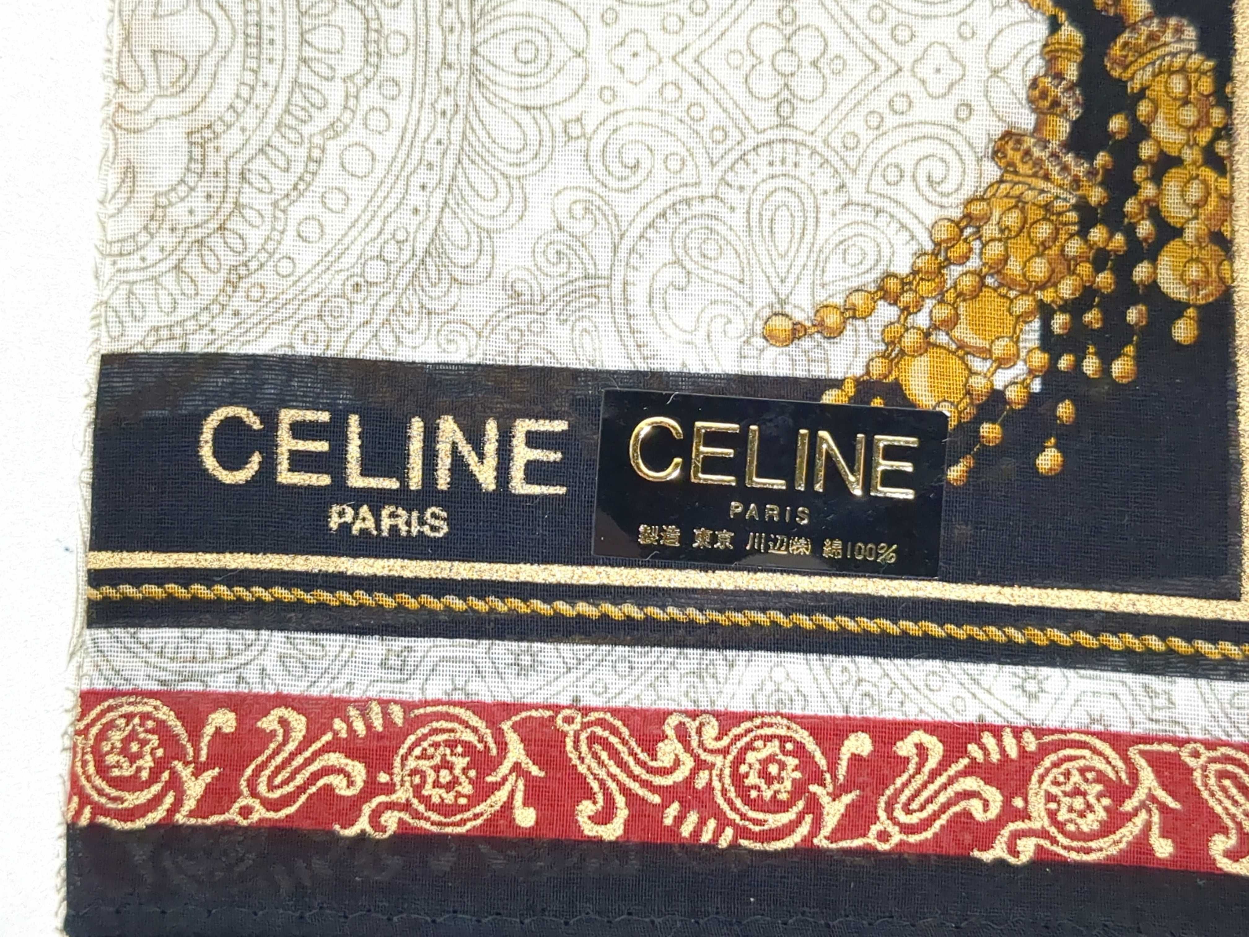 A Trio of Celine and Christian Dior Designer Scarves