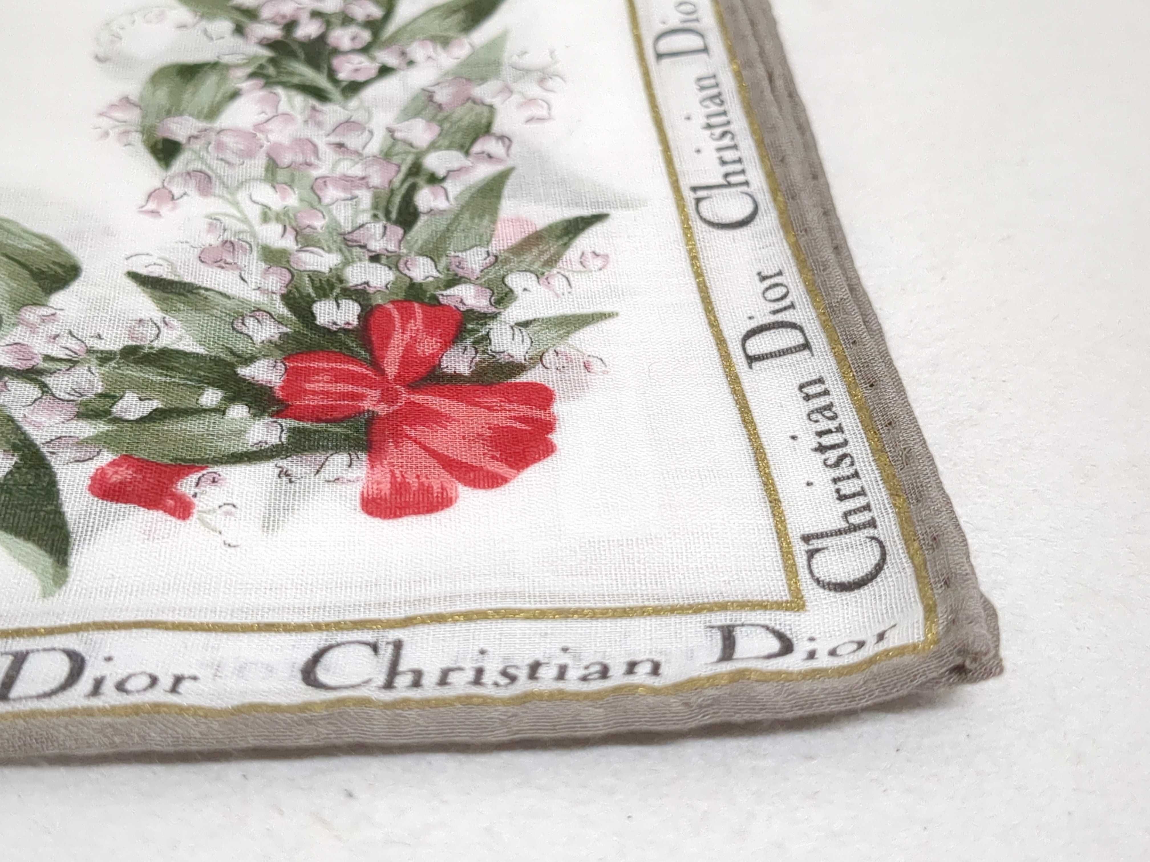 A Trio of Celine and Christian Dior Designer Scarves