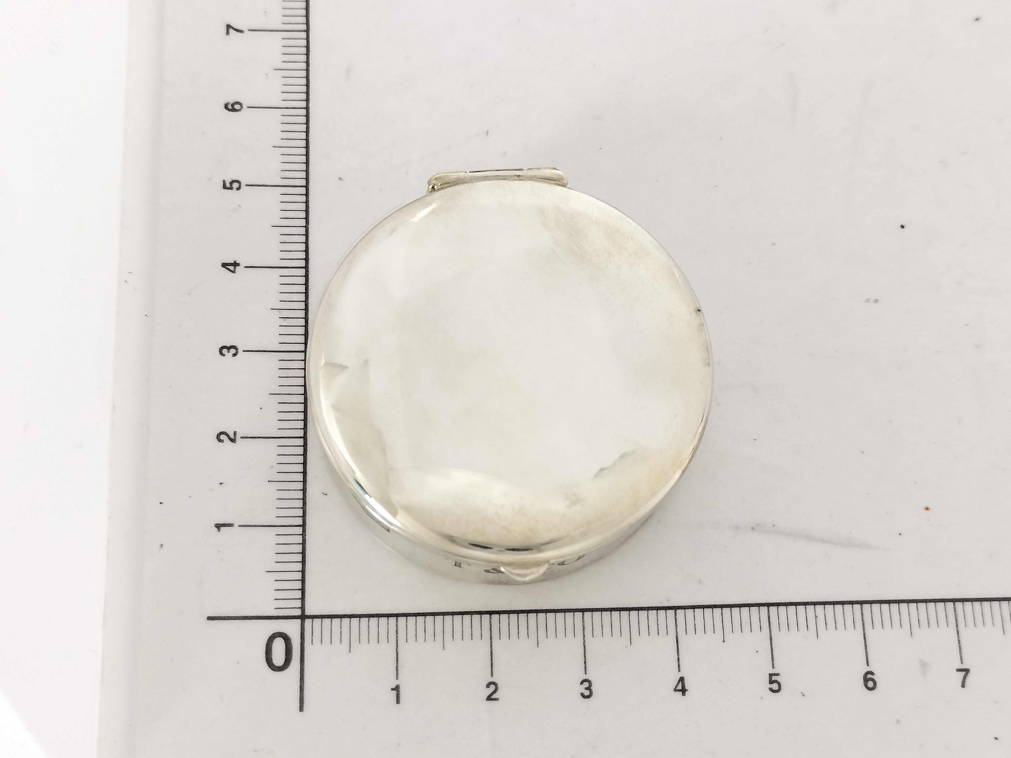 Tiffany and Co. 1837 Collection Sterling Silver Pocket Compass