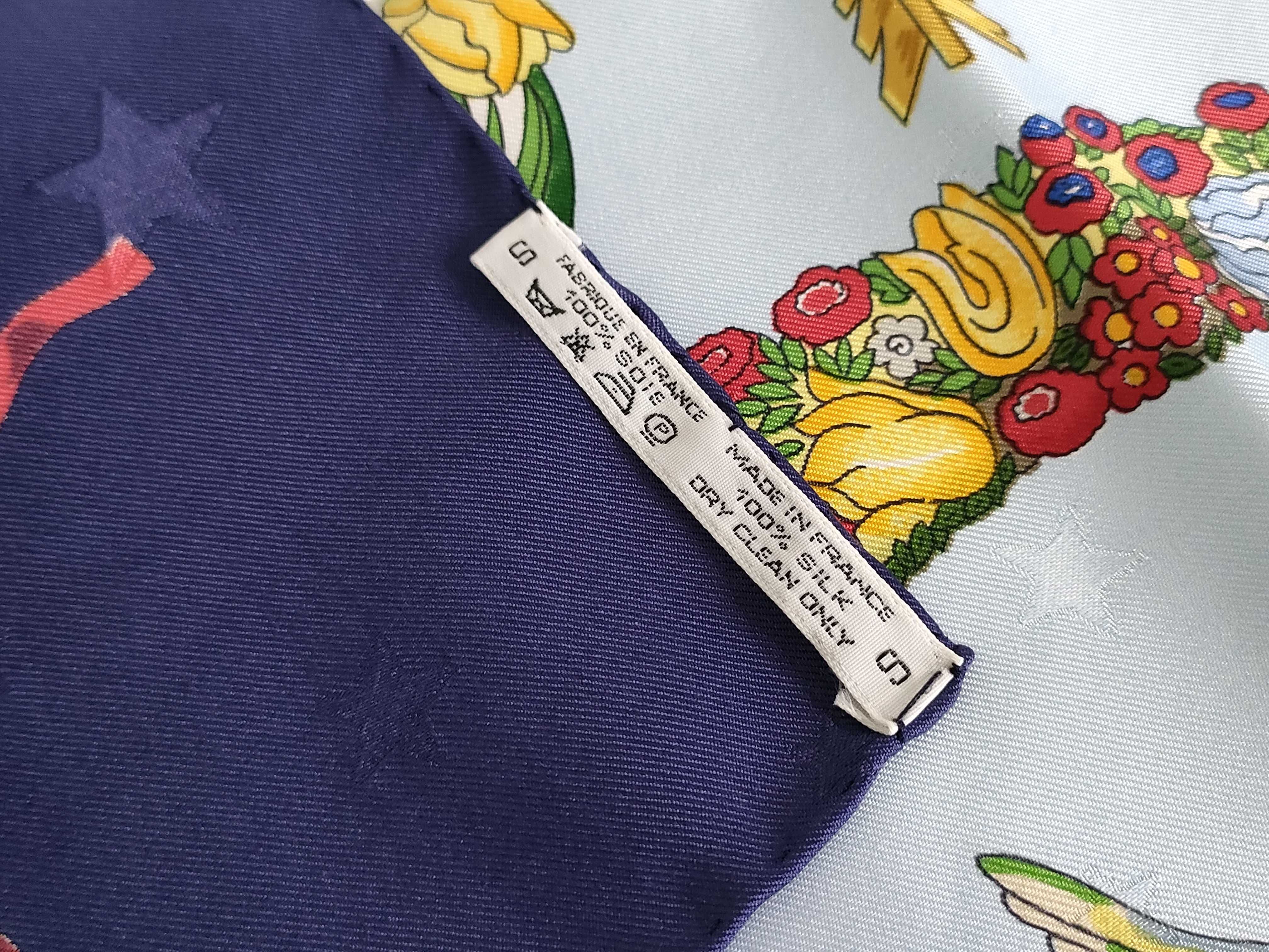 Hermes Emblemes de l'Europe Silk Scarf by Caty Latham with Box