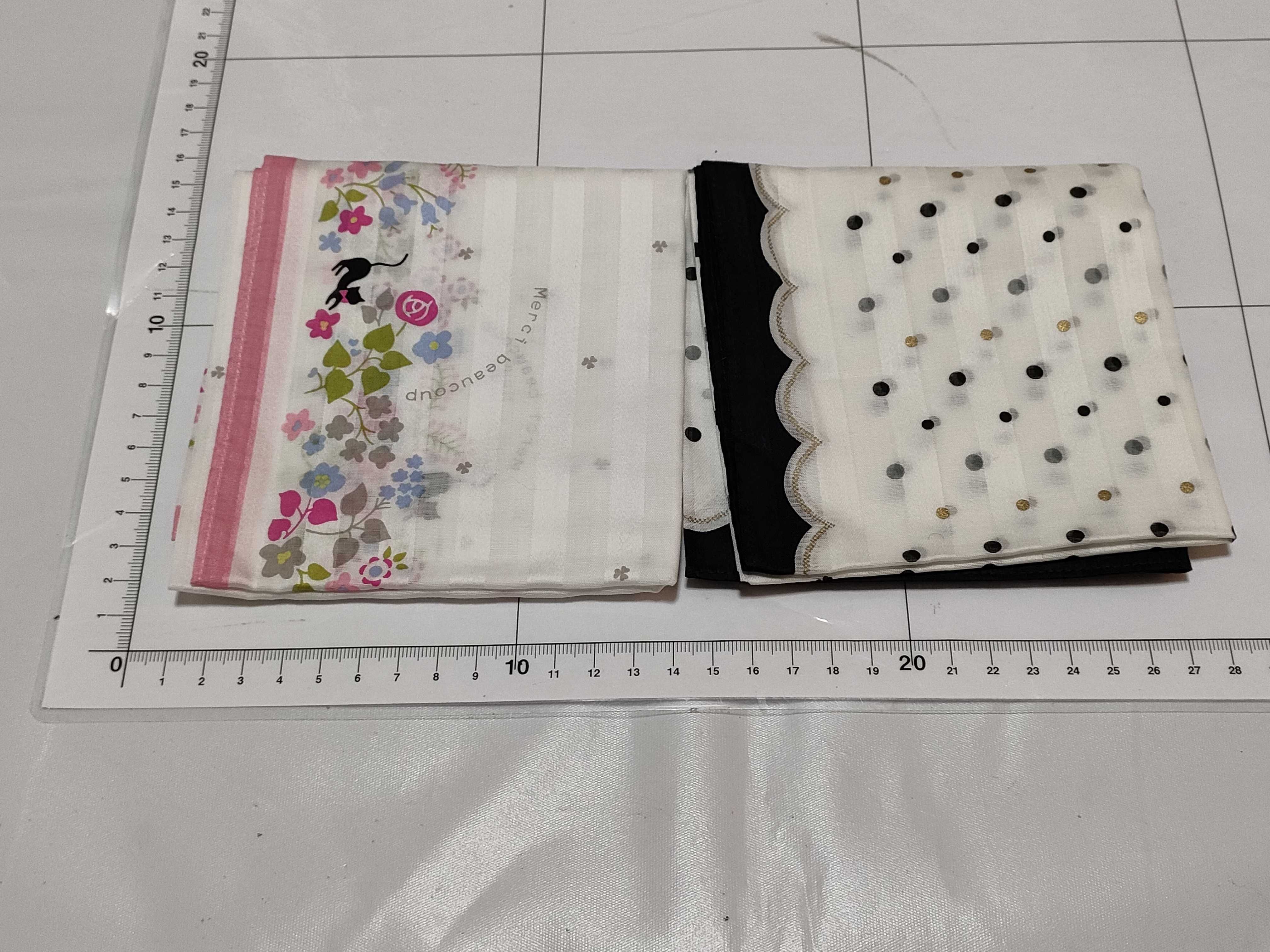 An Assortment of Designer Pocket Squares and Home Accessories Including Burberry, Feiler, and Pink House