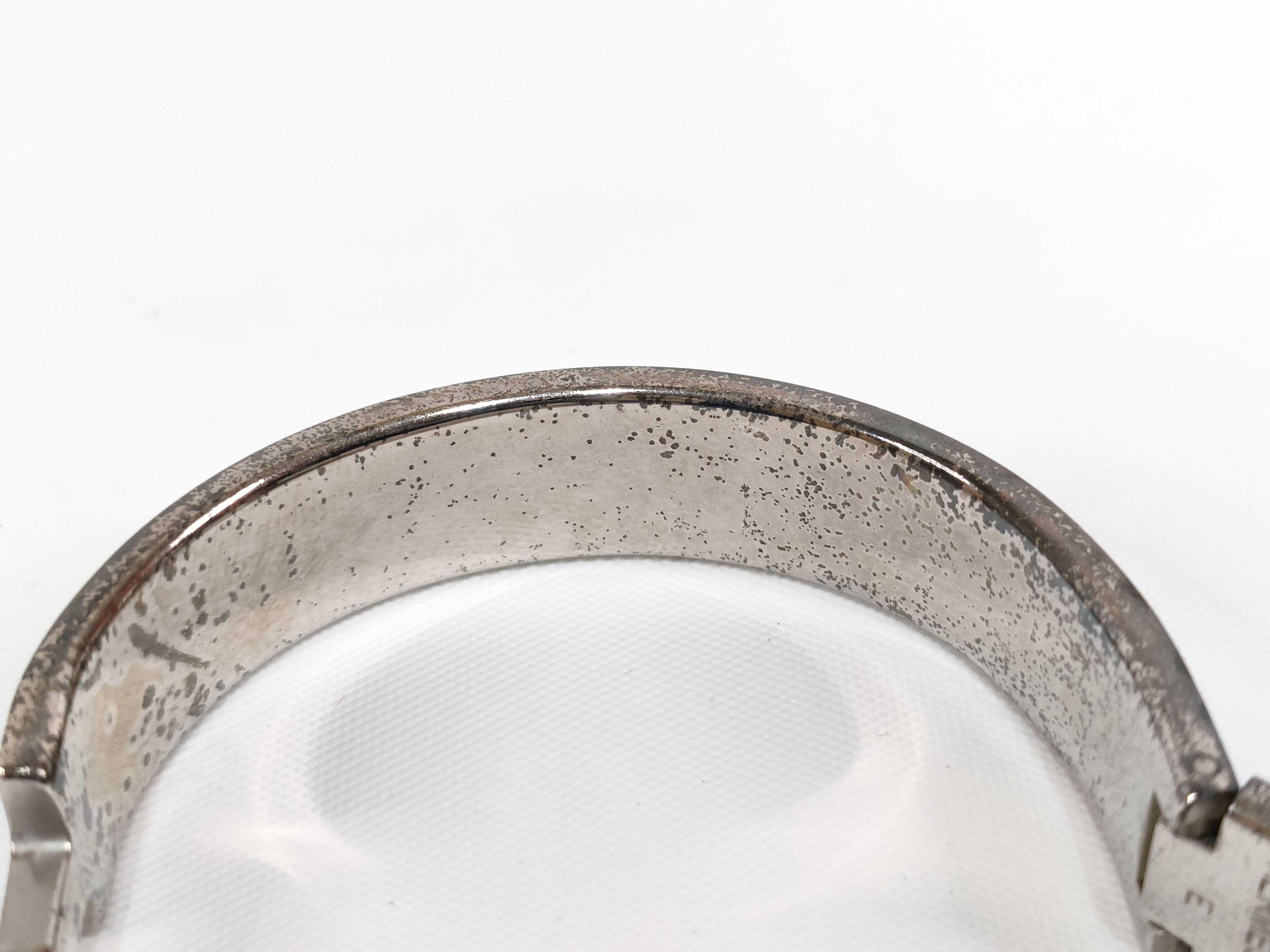 Hermes Clic H Enamel Bangle Bracelet