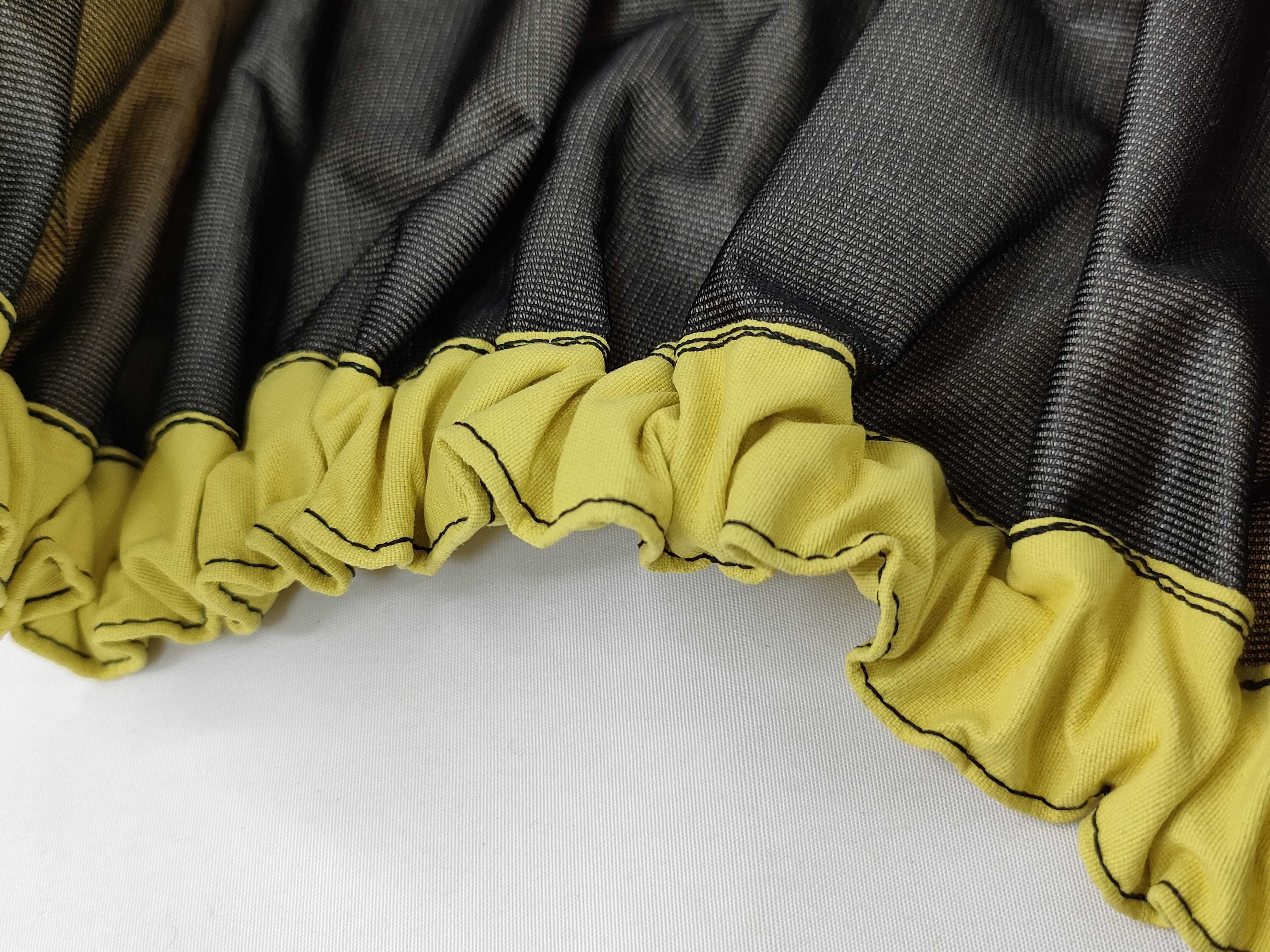 A Pair of Dsquared2 Ski Acid Yellow Technical Zippered Gaiters