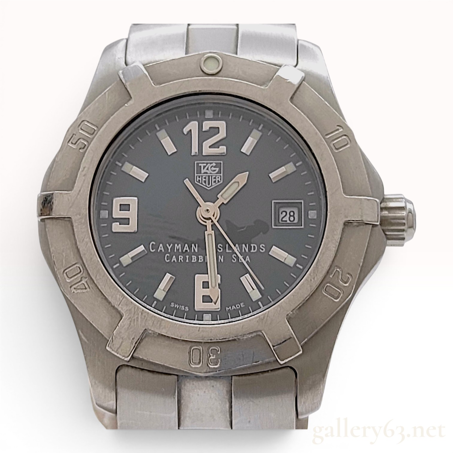 TAG Heuer 2000 Exclusive Cayman Islands Caribbean Sea Limited Edition WN131M Stainless Steel Quartz Wristwatch