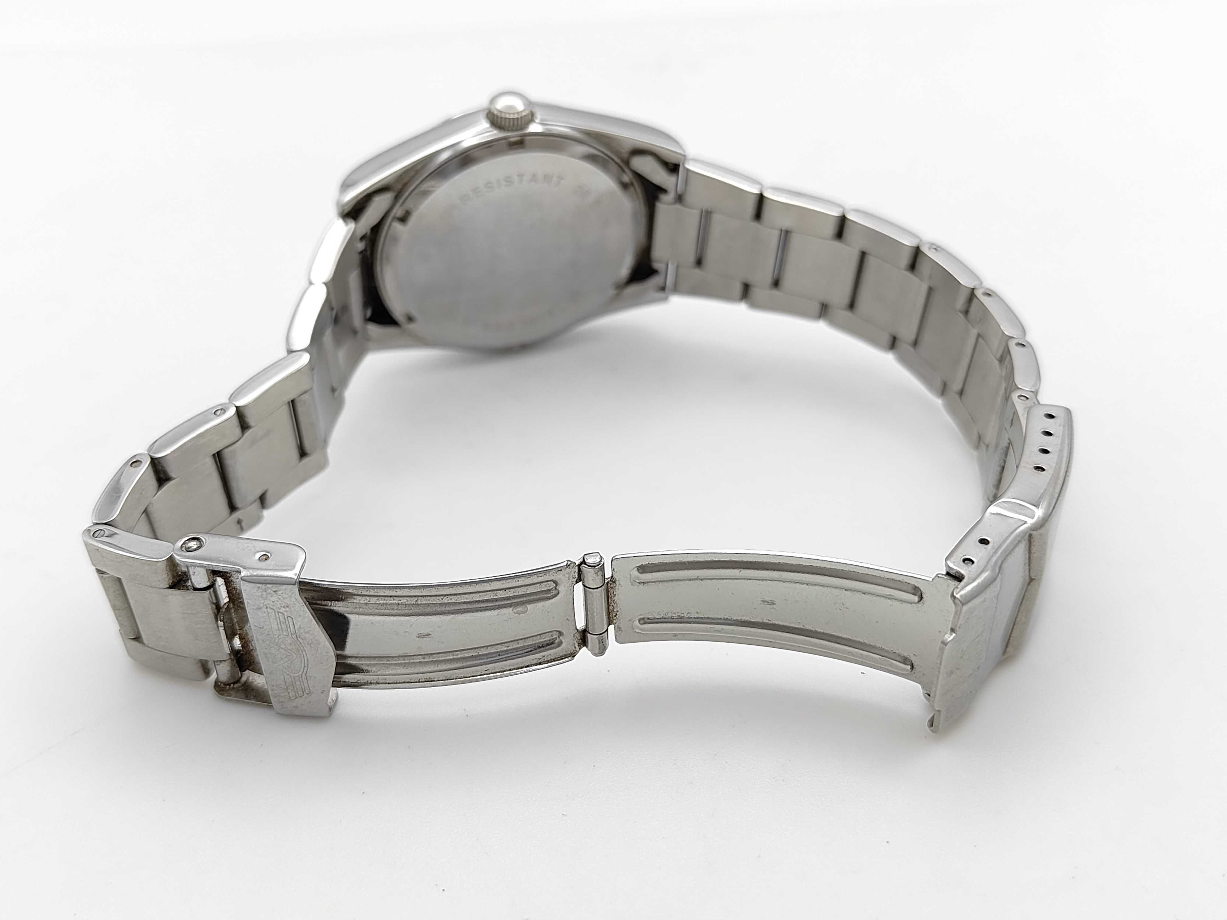 Charles Vogele Date Just Style Stainless Steel Quartz Wristwatch CV-7629