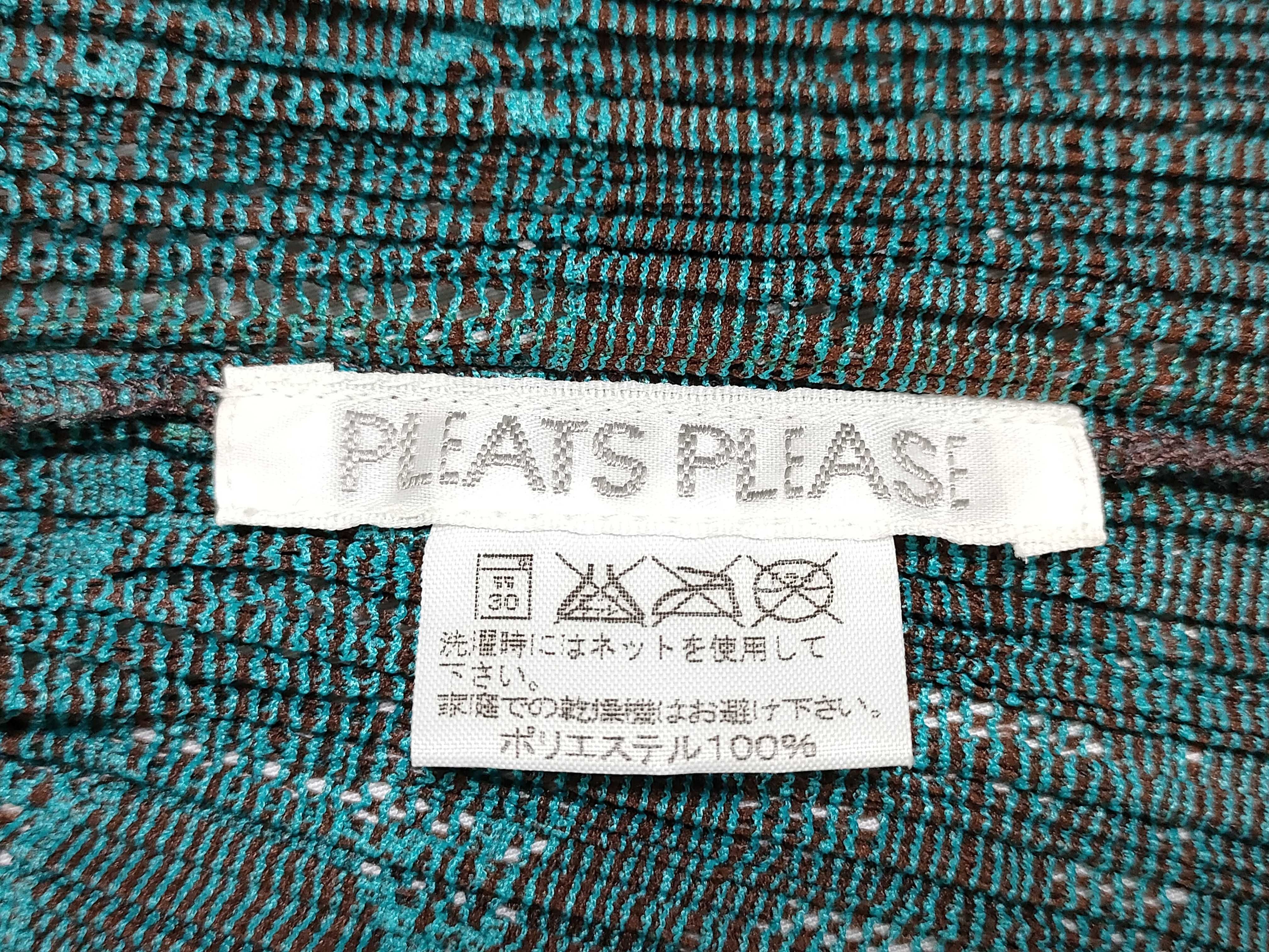 Pleats Please Issey Miyake Patterned Short-Sleeved Pleated Shirt