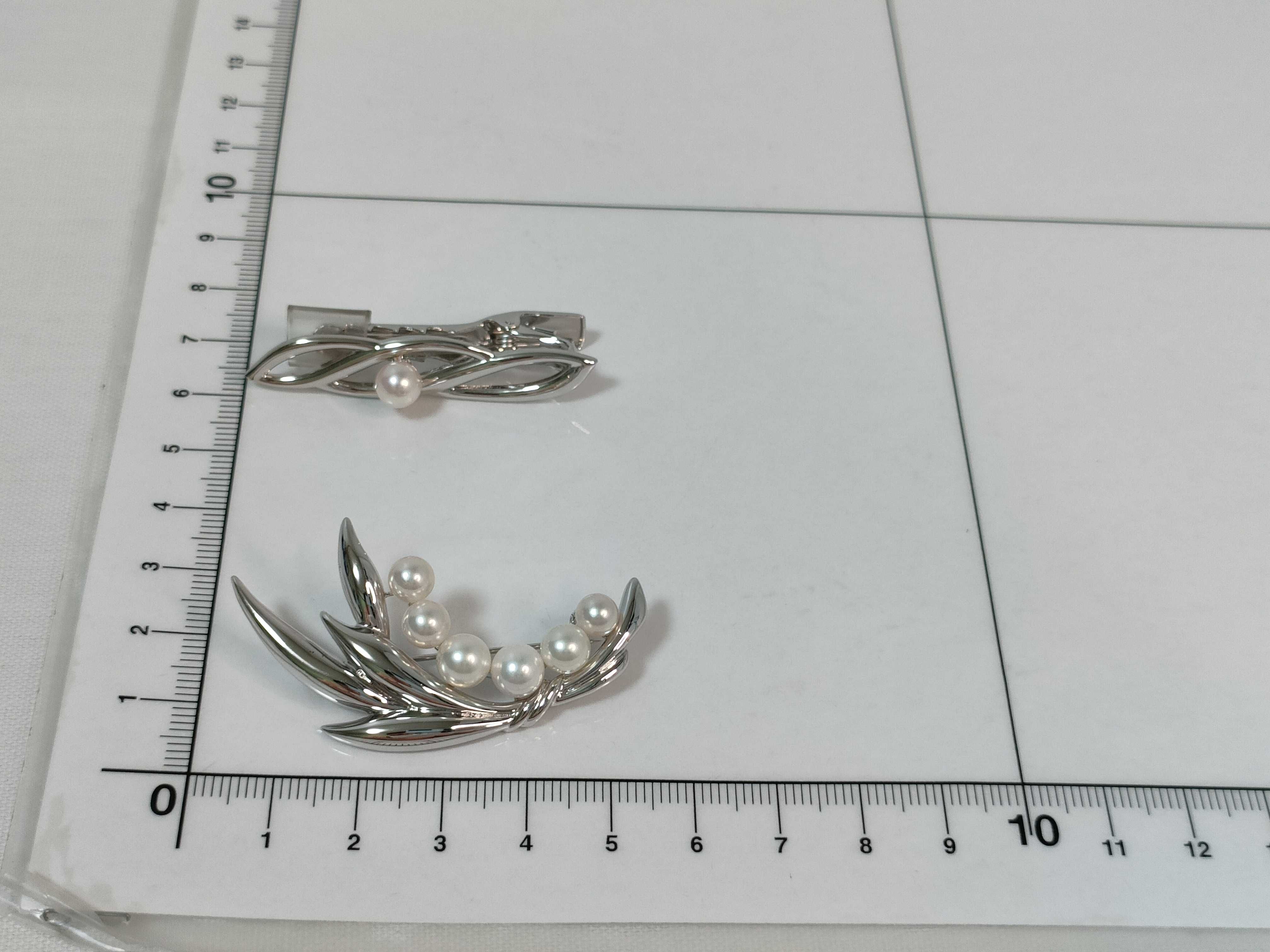 Two Mikimoto Silver and Cultured Pearl Jewelry Items