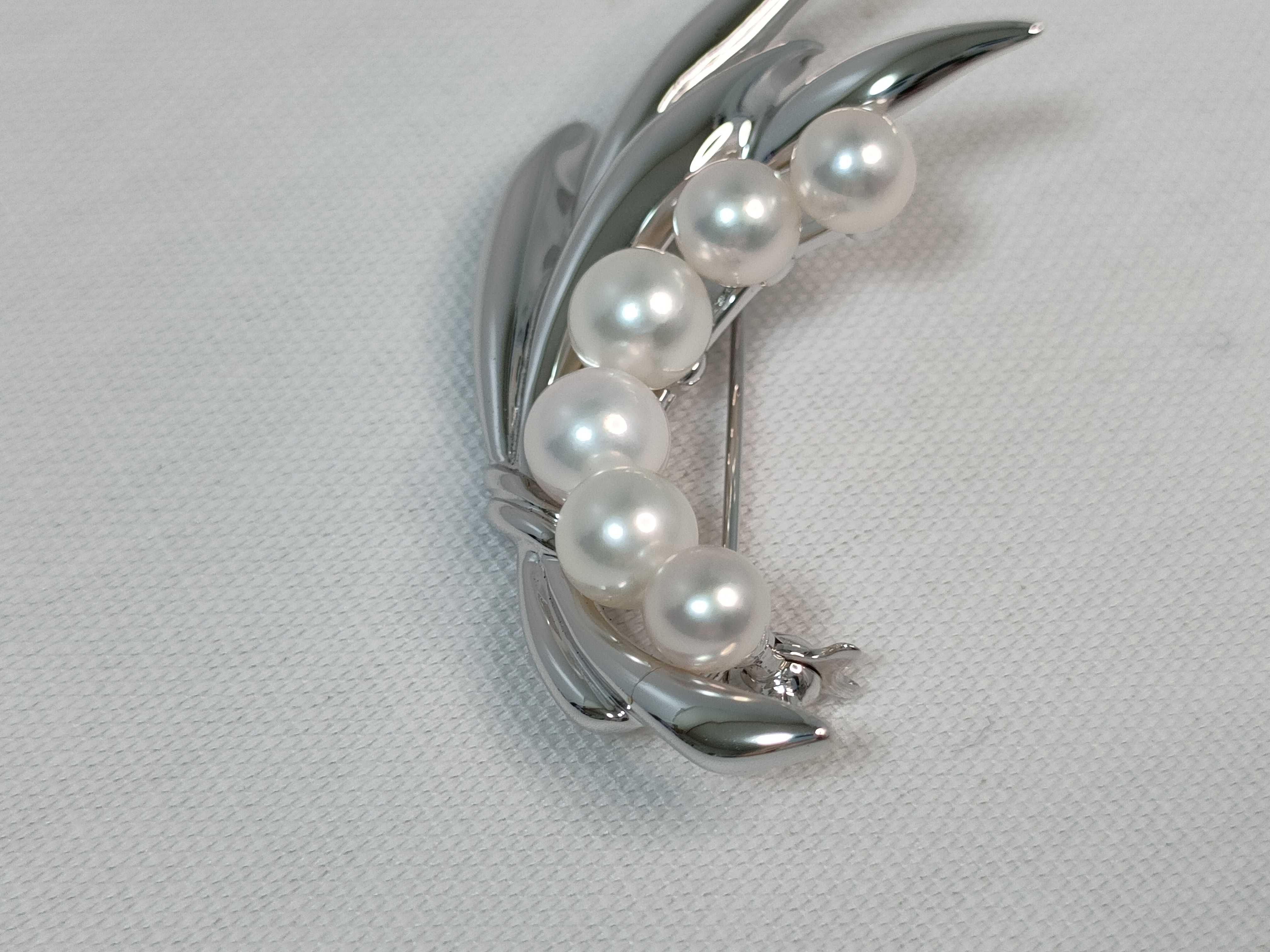 Two Mikimoto Silver and Cultured Pearl Jewelry Items