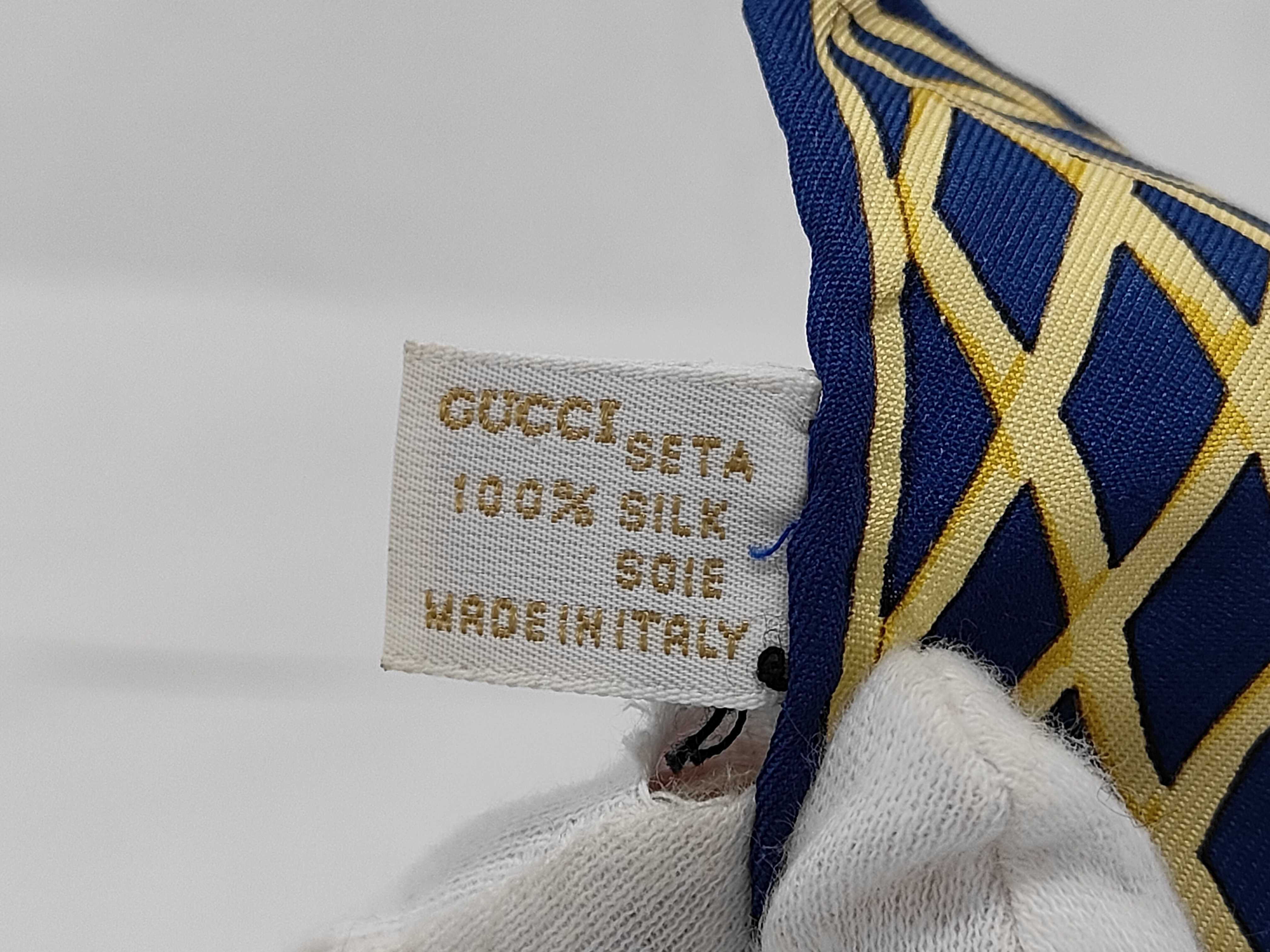 Gucci Silk Scarf in Chinese Vases Pattern by Vittorio Accornero