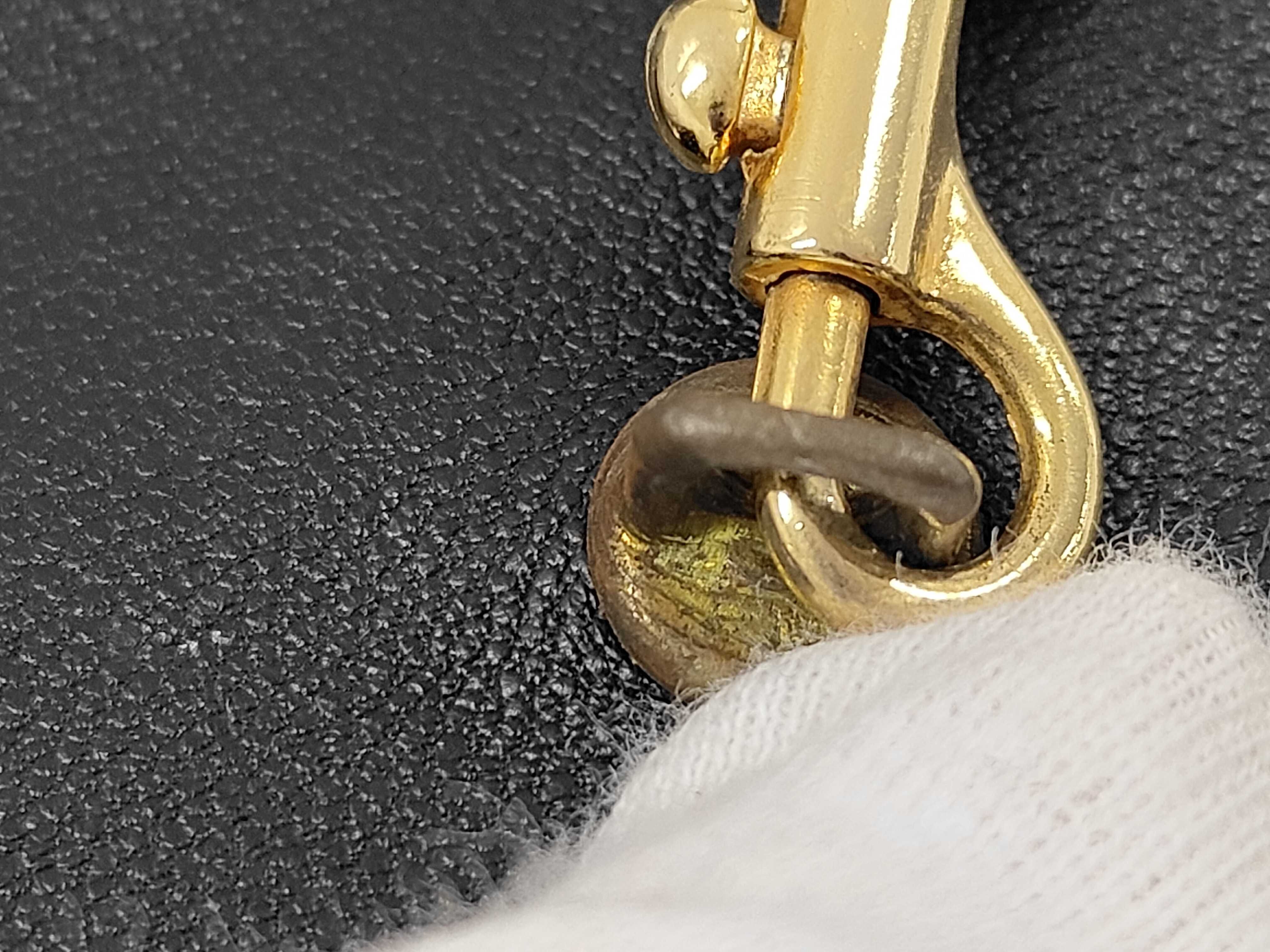 Vintage Lanvin Black Leather Mother and Child Envelope Shoulder Bag