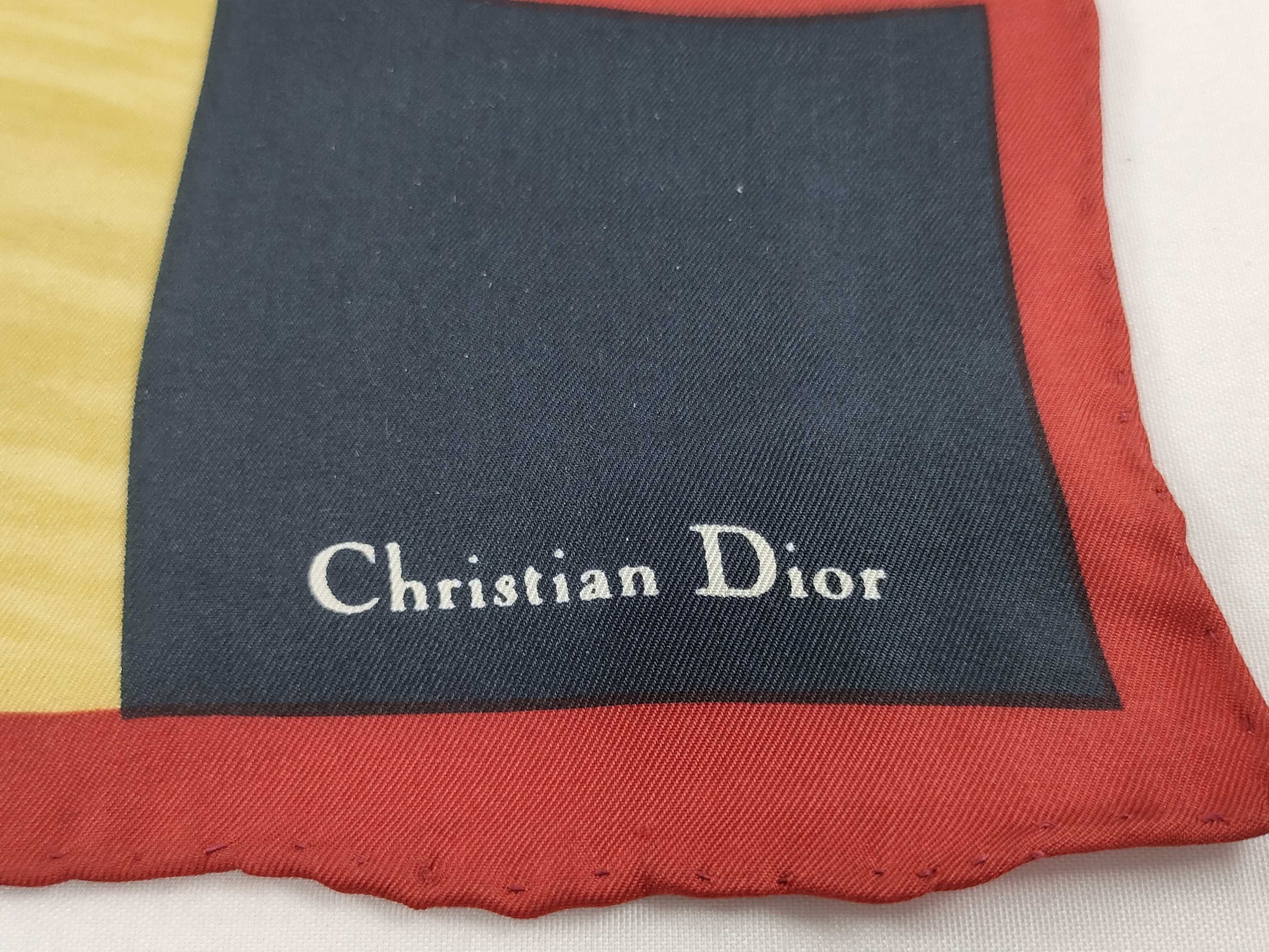 Christian Dior Fahrenheit Silk Pocket Square