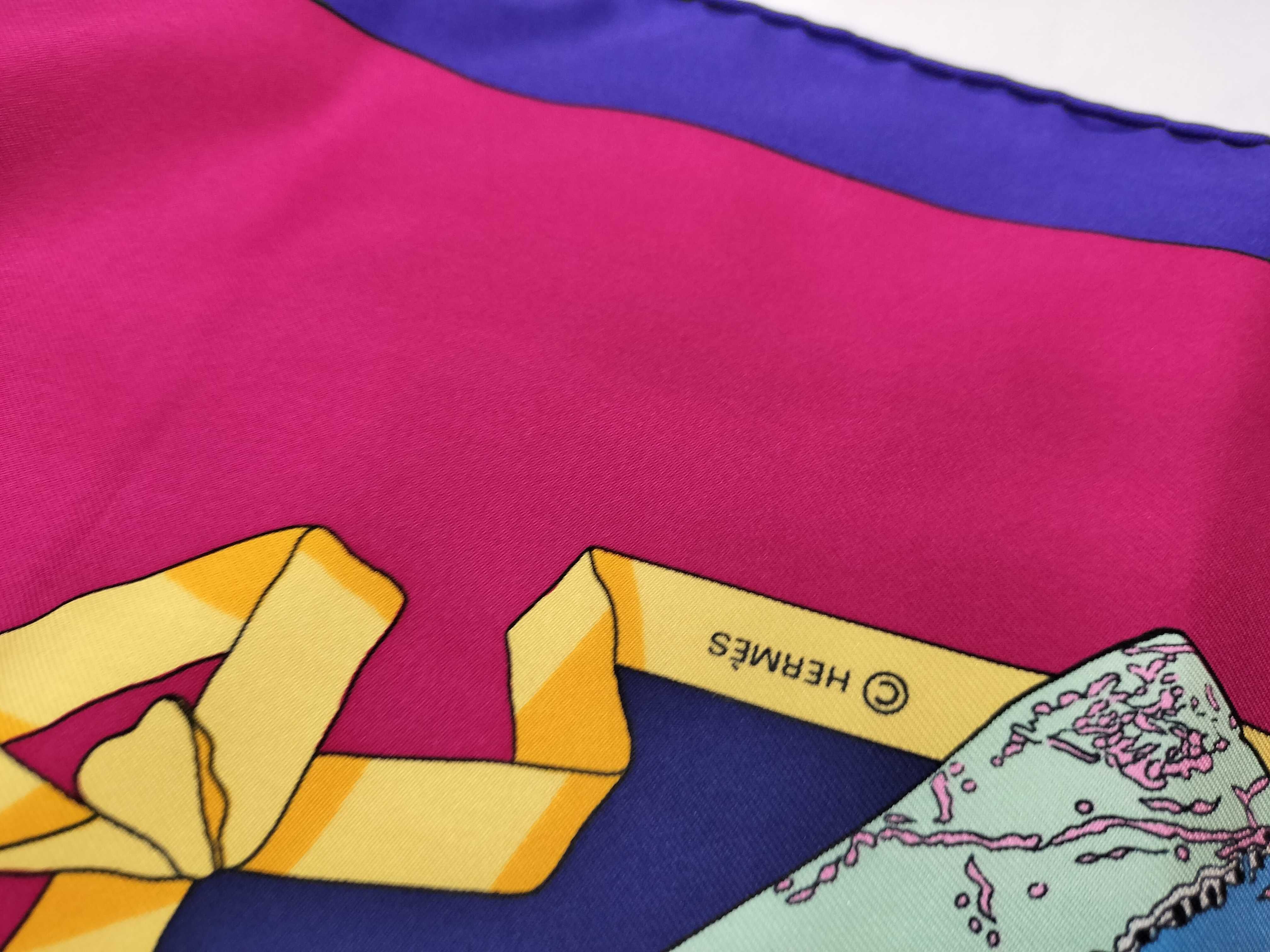 Hermes Hello Dolly Silk Scarf by Loic Dubigeon
