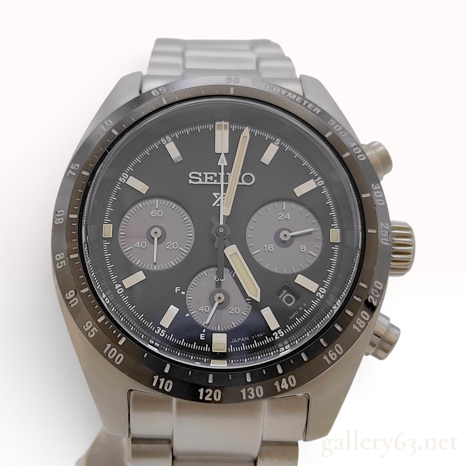 Seiko Prospex Speedtimer Solar Chronograph Wristwatch Reference V192-0AF0