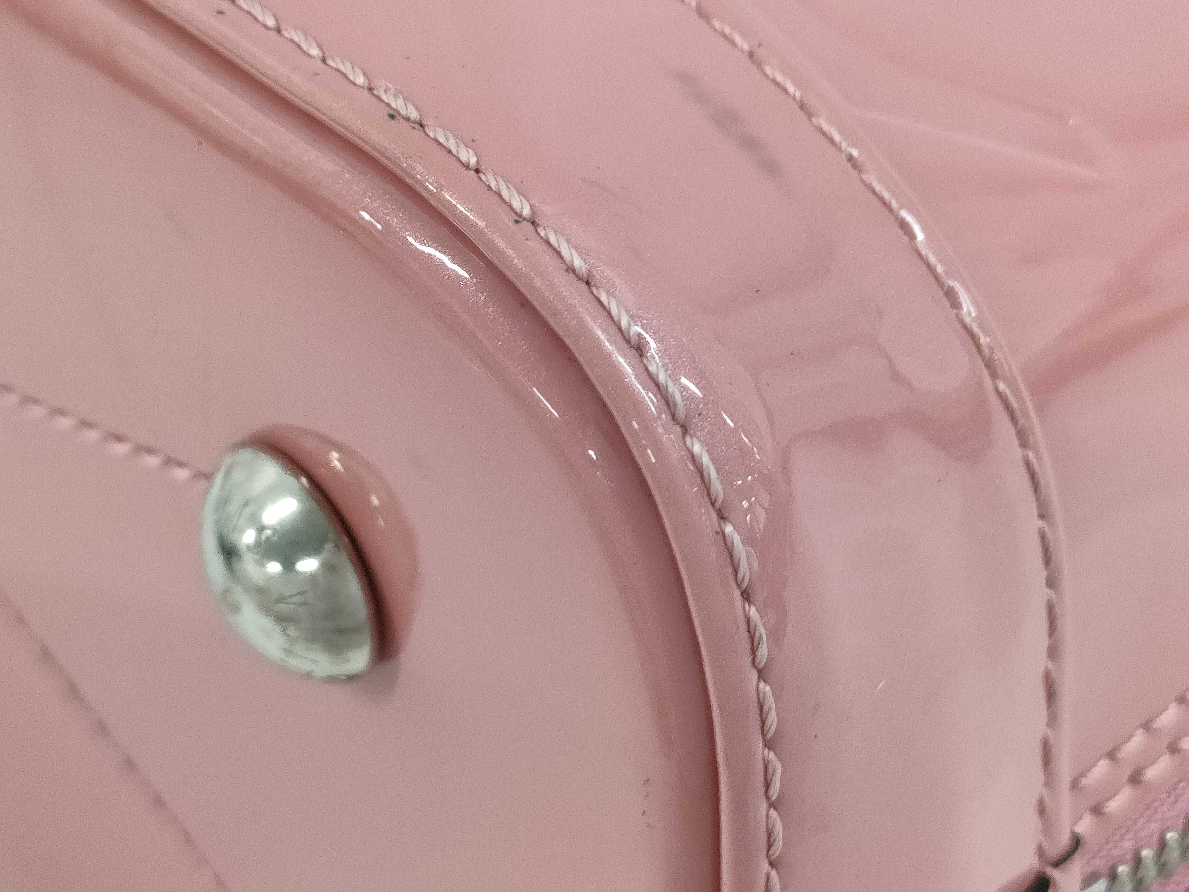 Louis Vuitton Rose Blush Monogram Vernis Alma BB Handbag