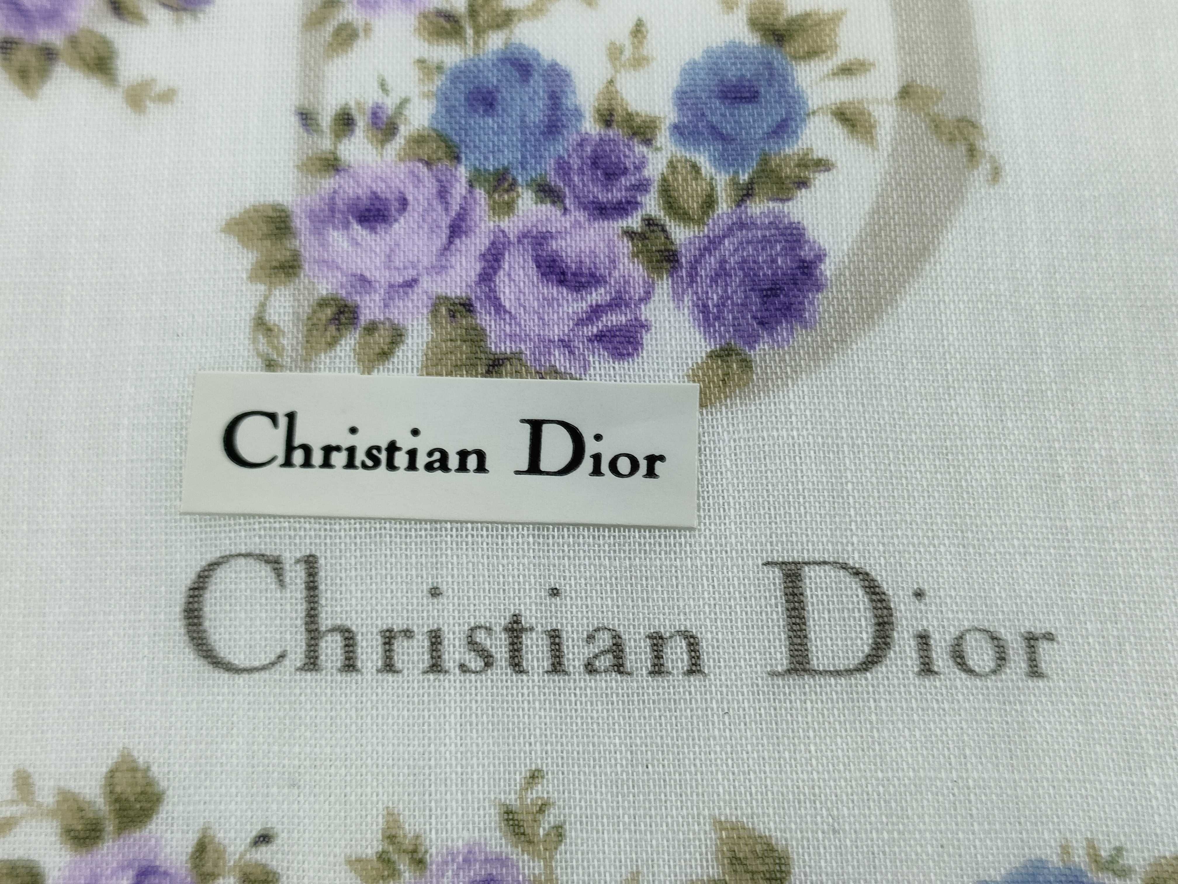 Three Christian Dior Floral Cotton Scarves