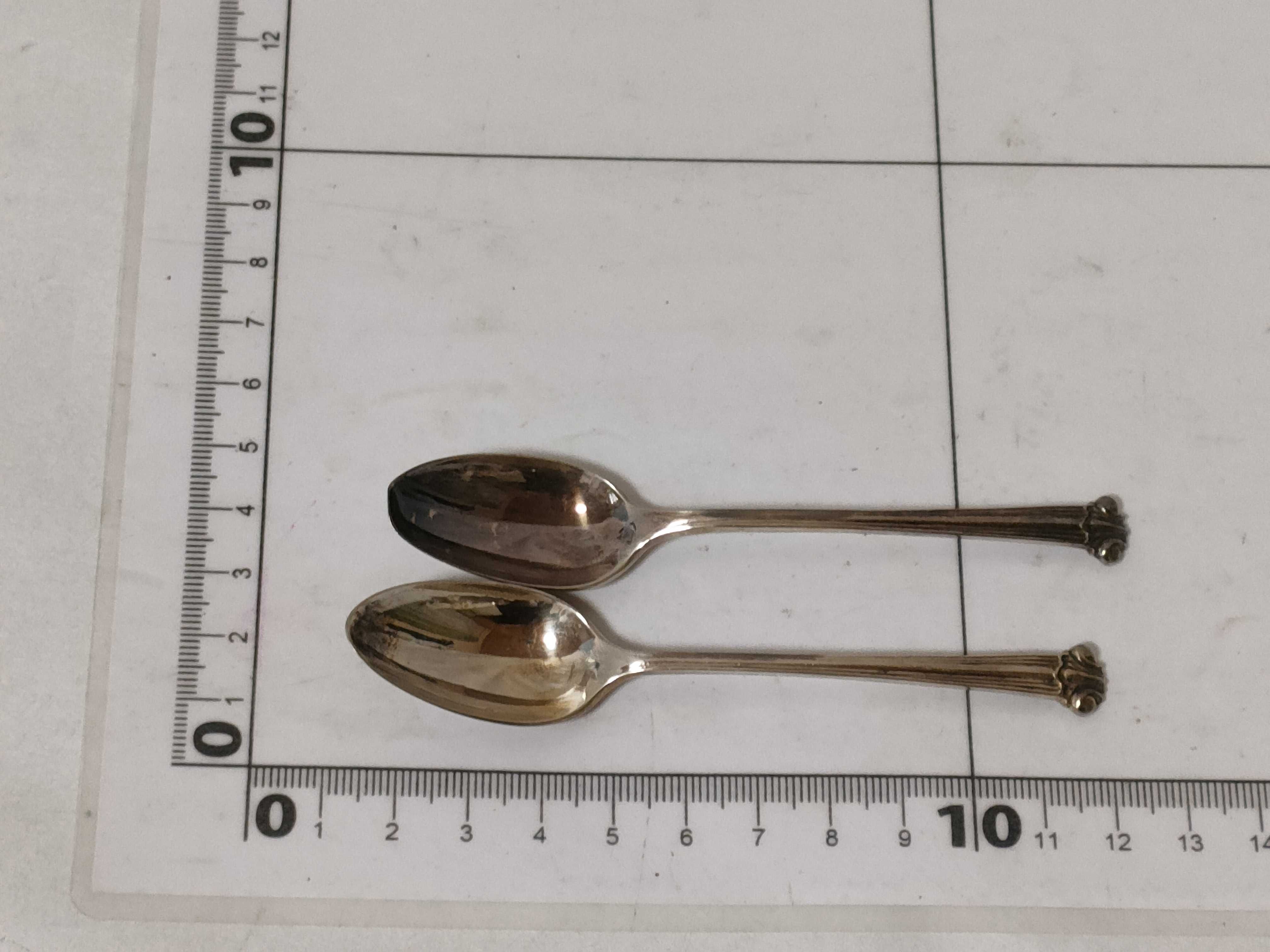 A Set of Ikoma Shoten Japanese Pure Silver Demitasse Spoons