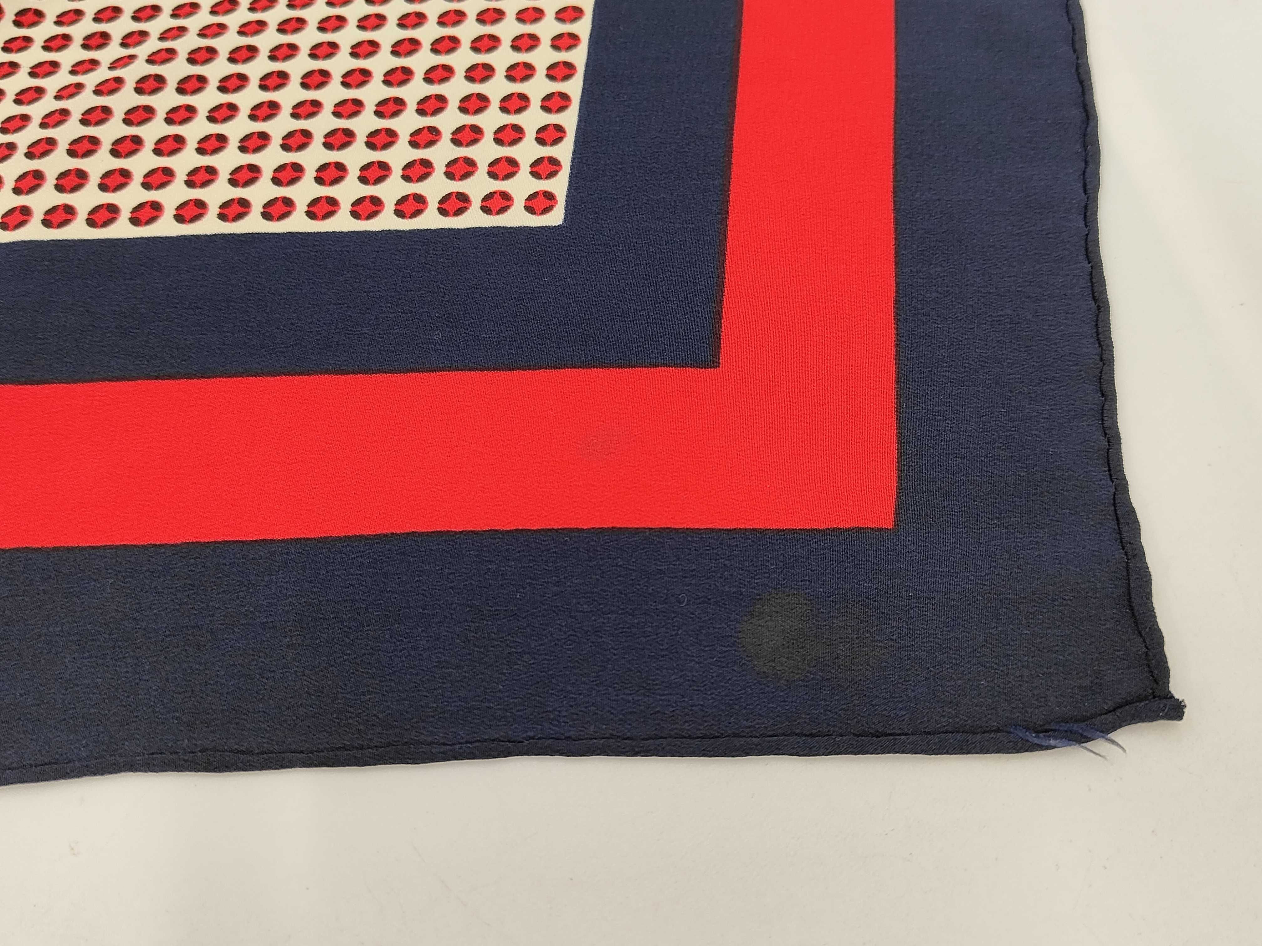 Set of Two Yves Saint Laurent Silk Square Scarves